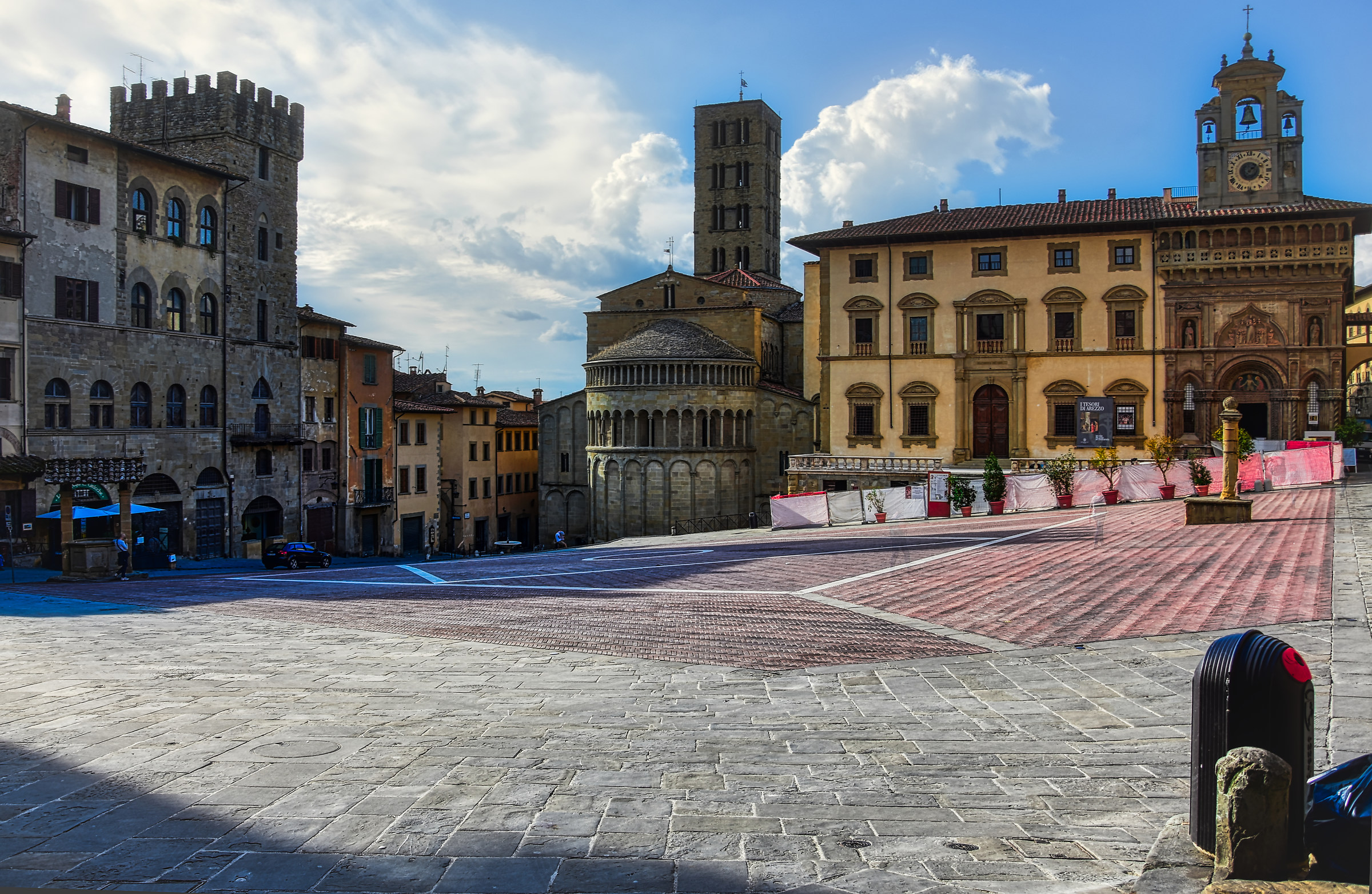Piazza Grande in Arezzo