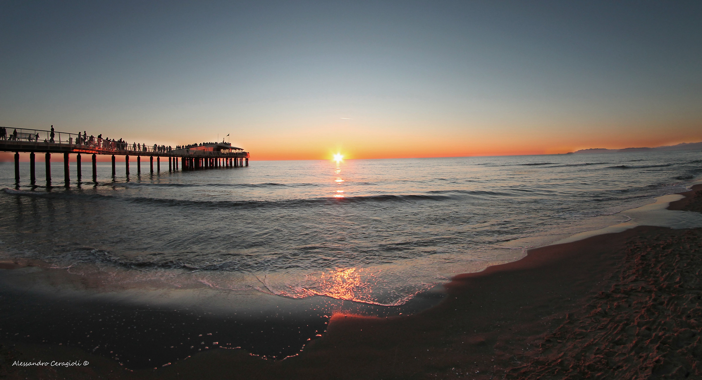 Sunset in Lido di Camaiore