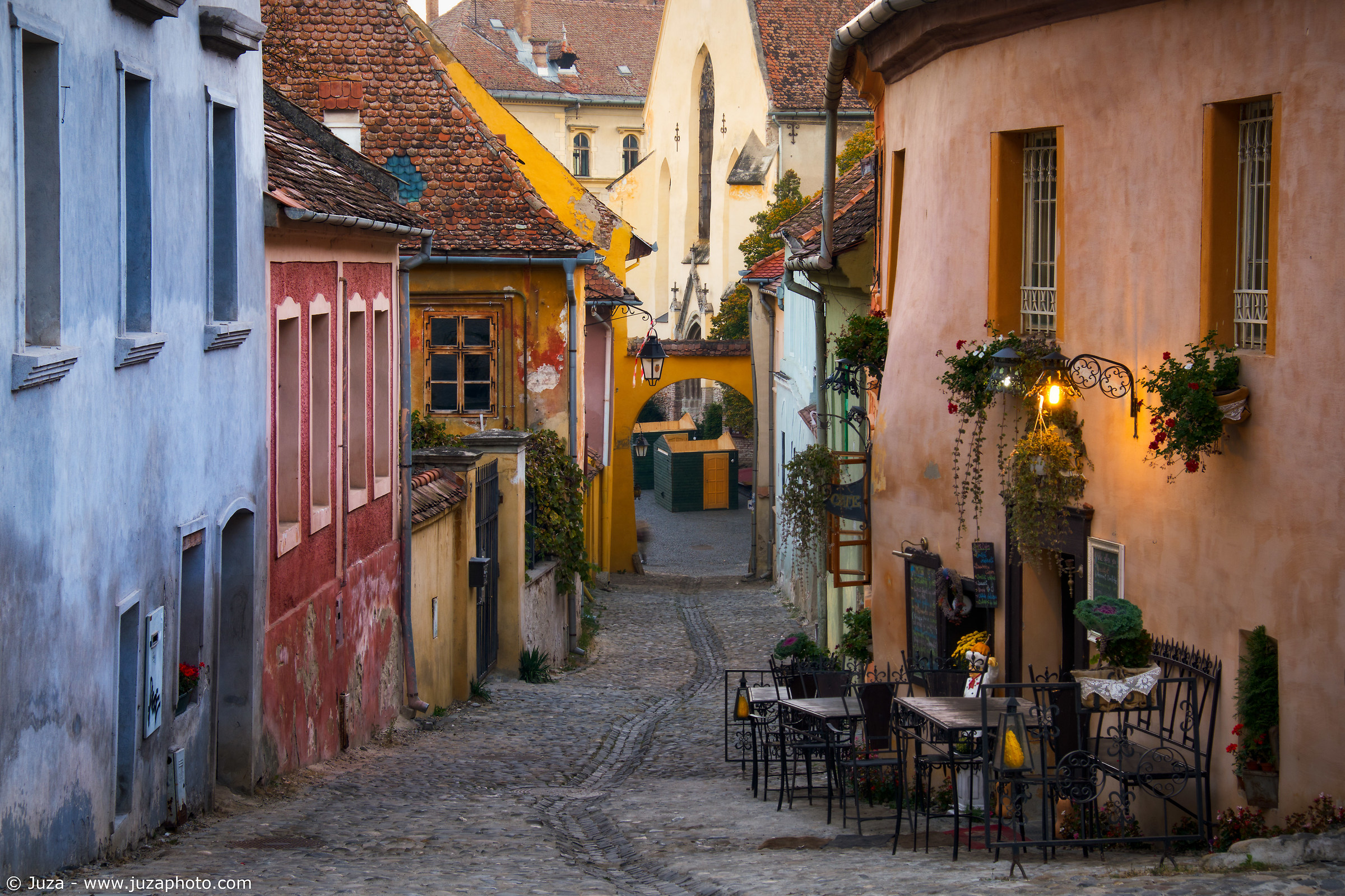 Between the streets of Sighisoara