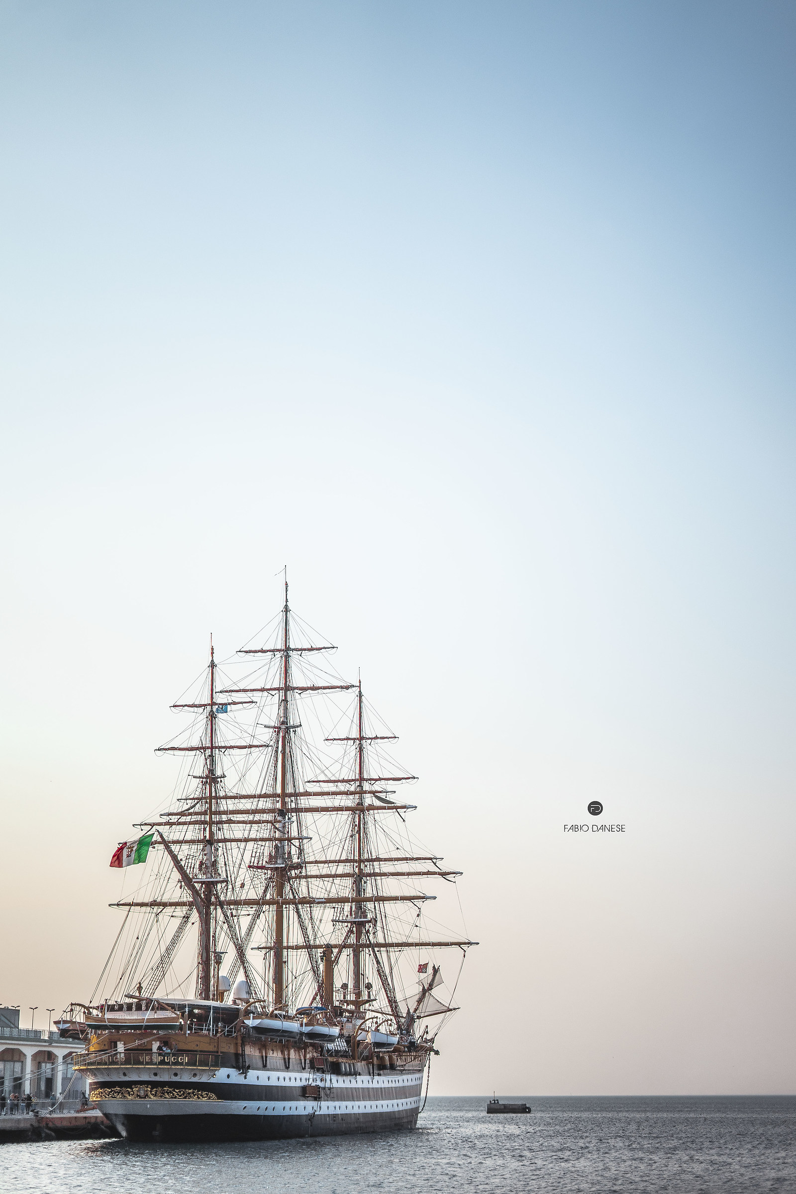 Amerigo Vespucci towards Sunset