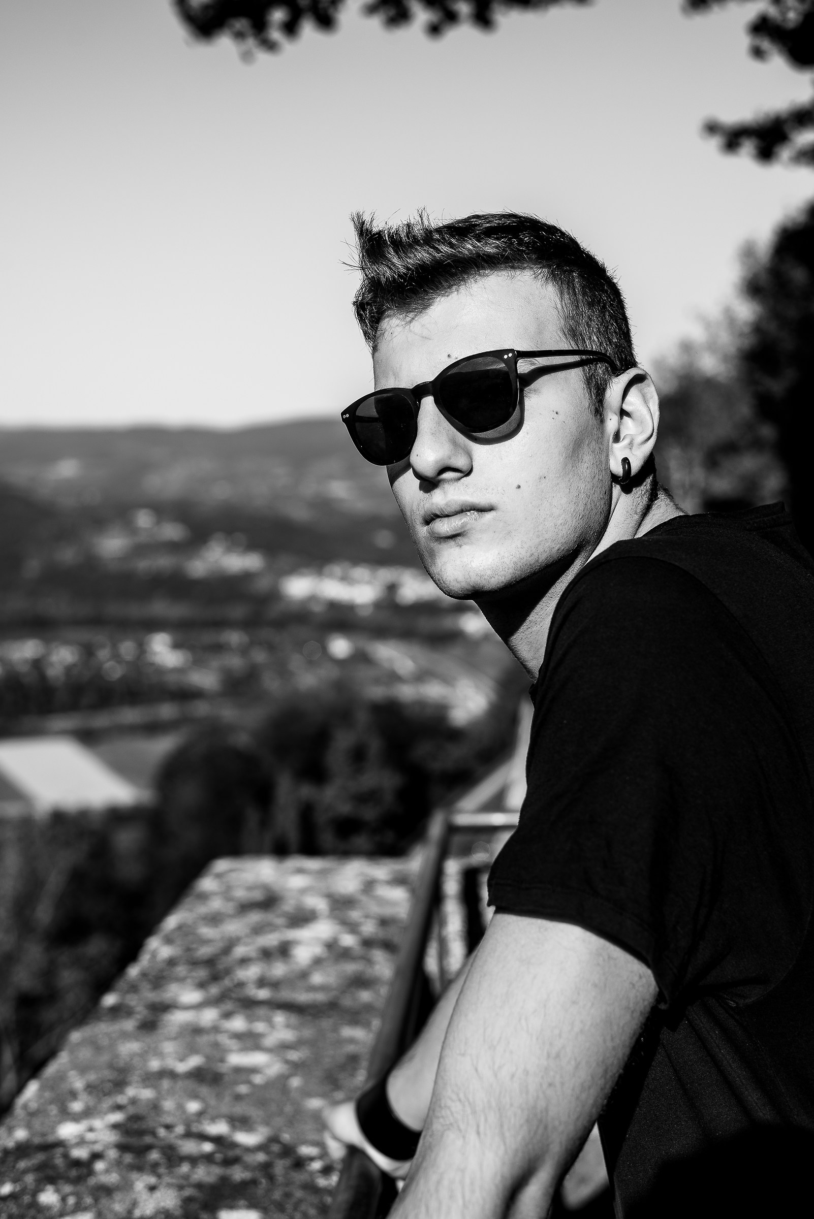 The sun in your face