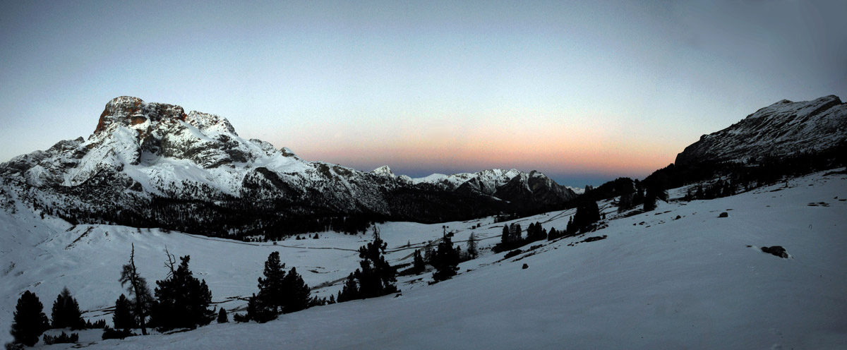 Croda Rossa Just before dawn