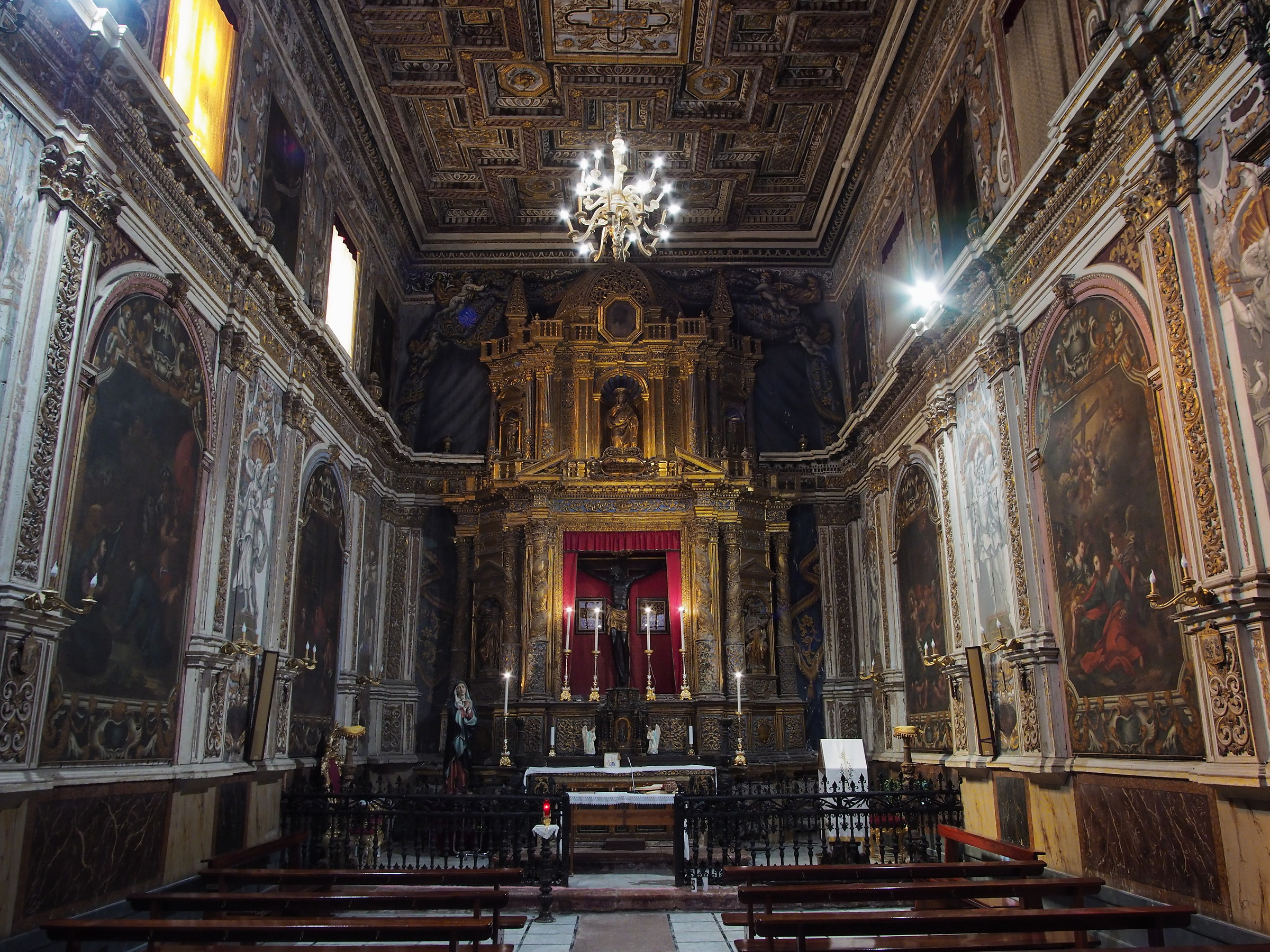 Licata, Chiesa Madre, Cappella del SS. Crocifisso