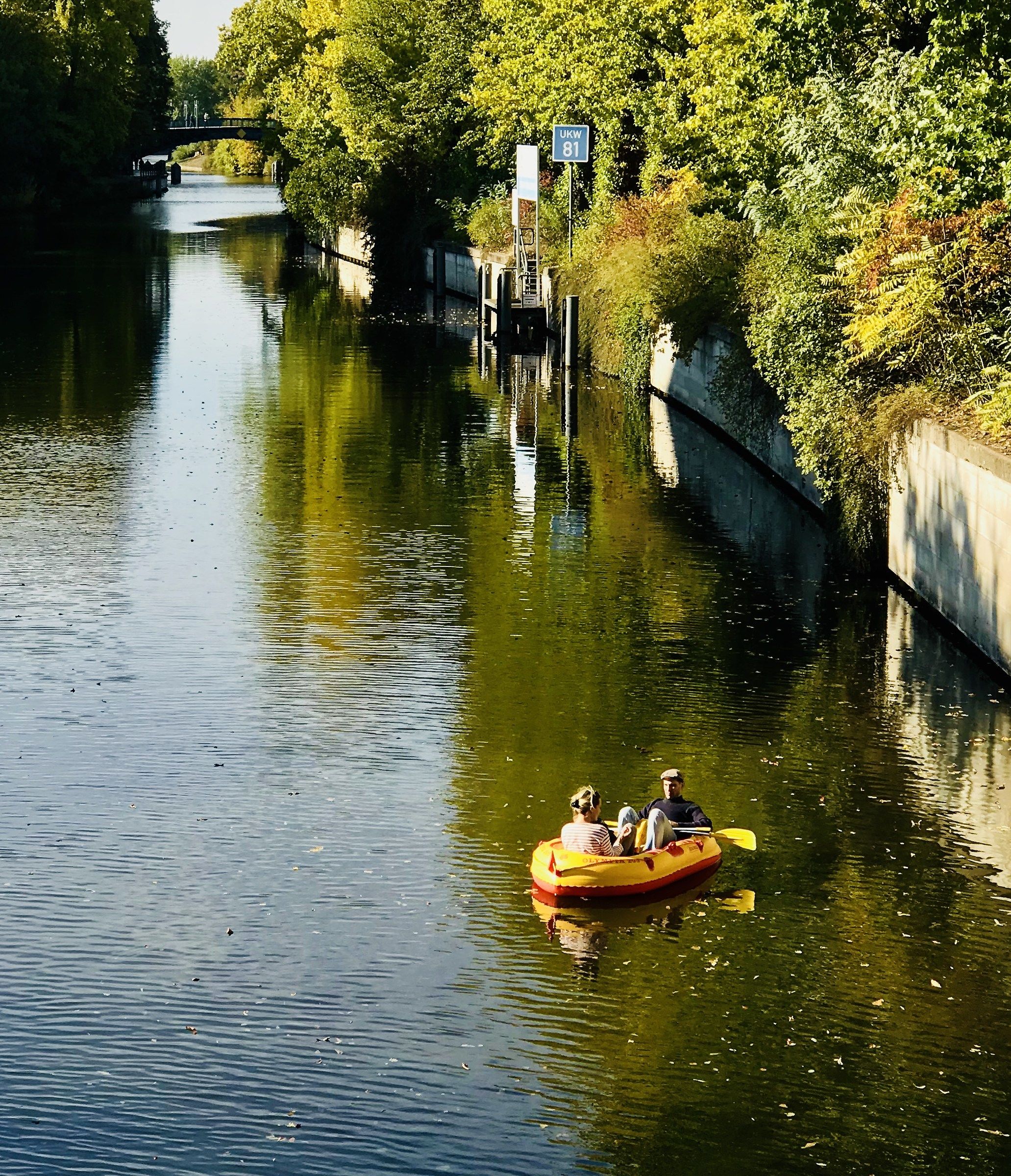 Not to row but to chat!