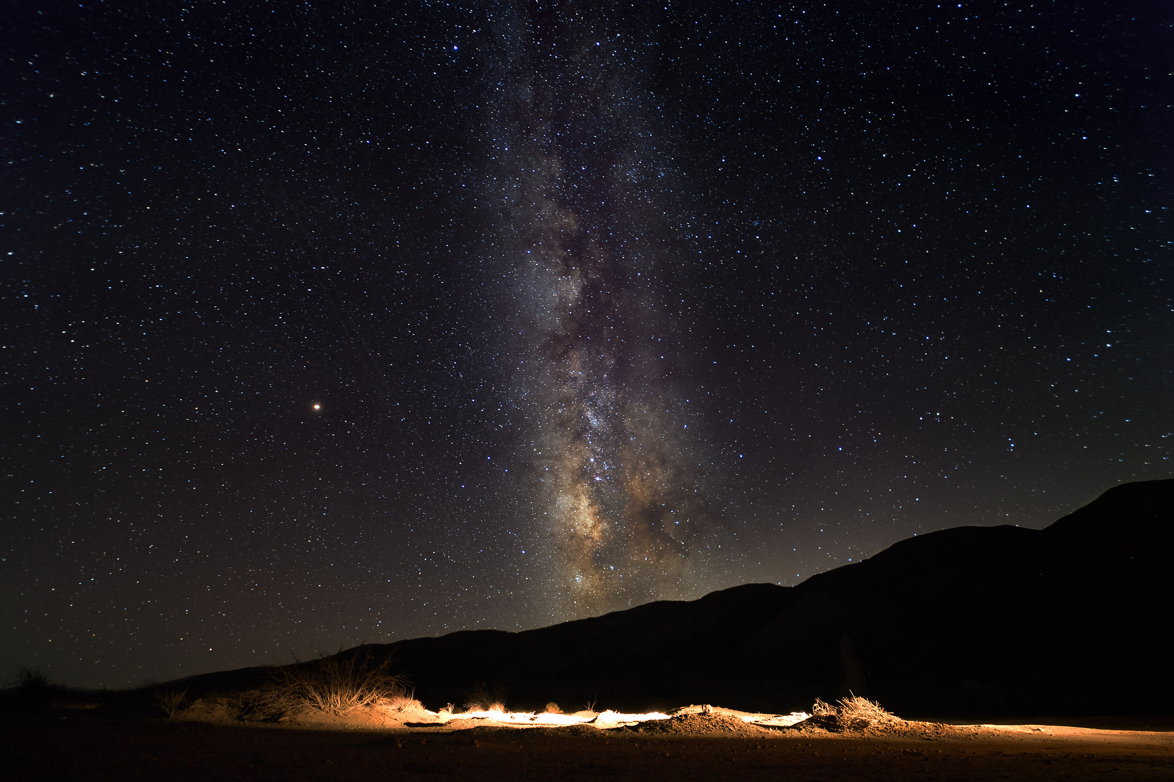 Via Lattea dal Deserto Californiano