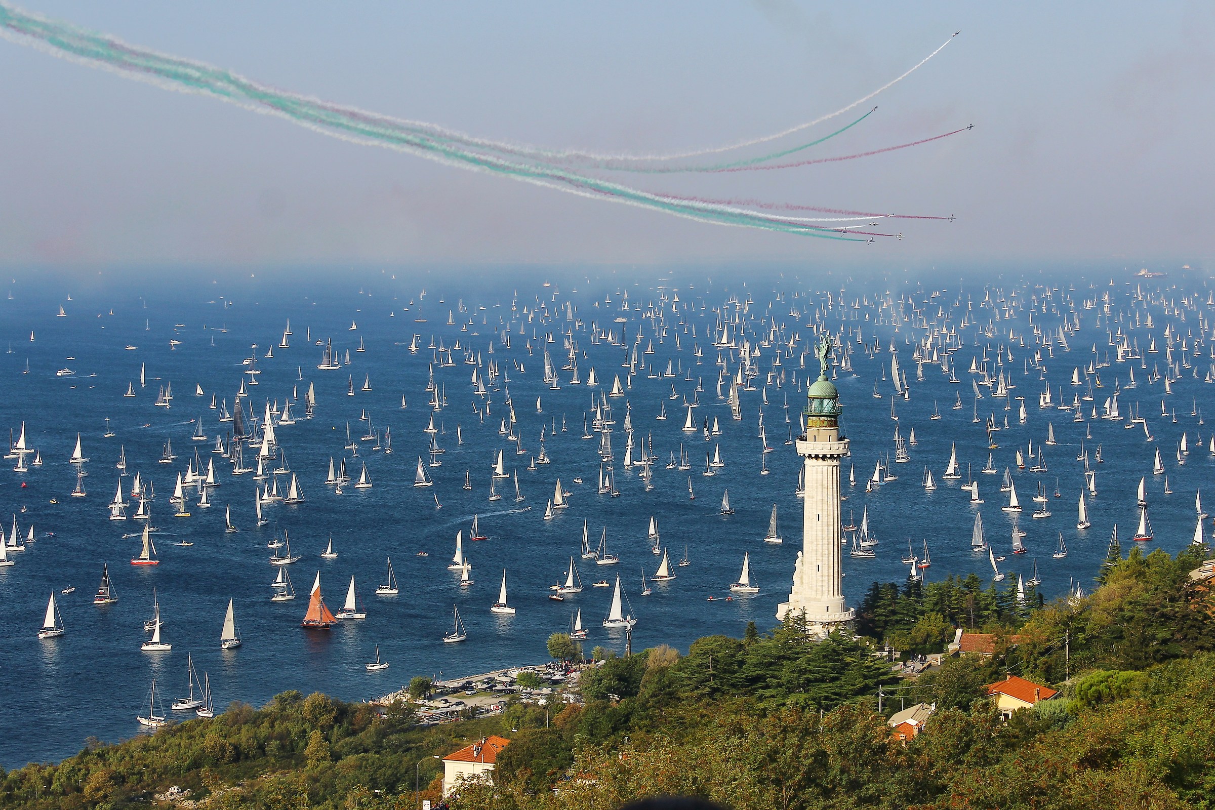 The departure of the 50th Barcolana
