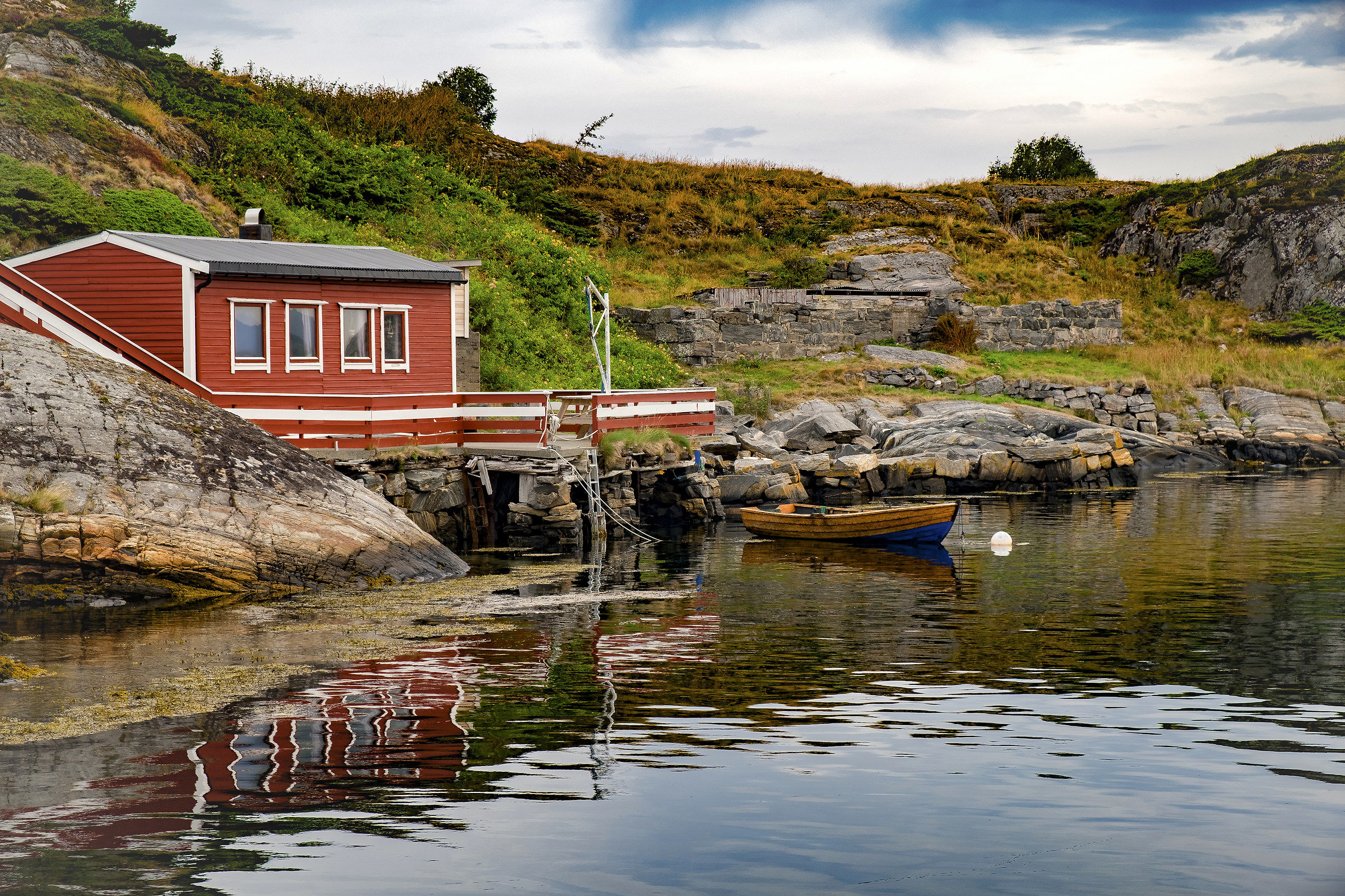 nelle isole dei fiordi
