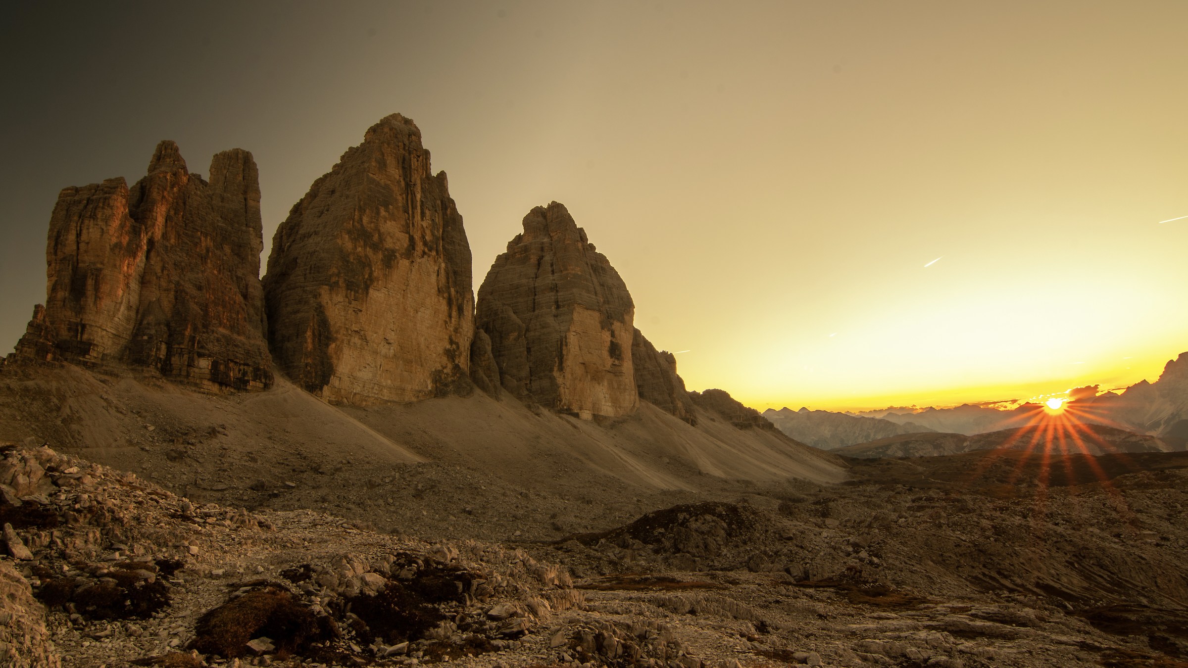 Sunset at Three Peaks