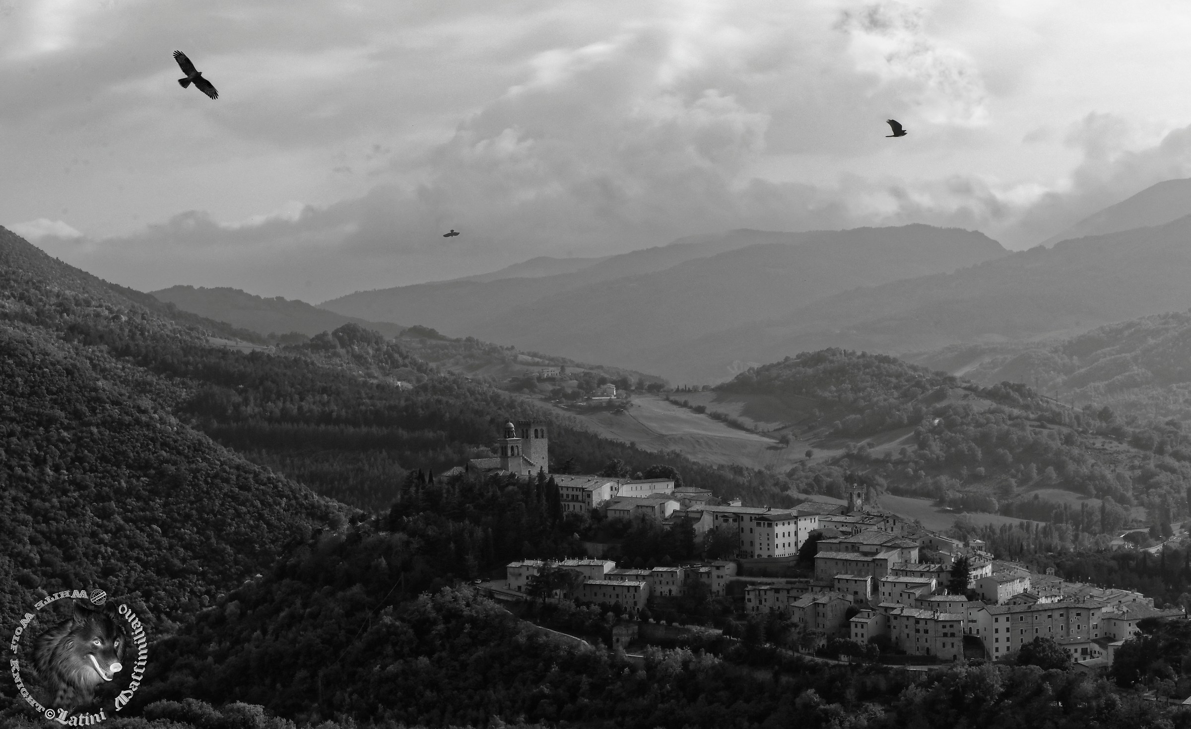 Overview of the ancient medieval village