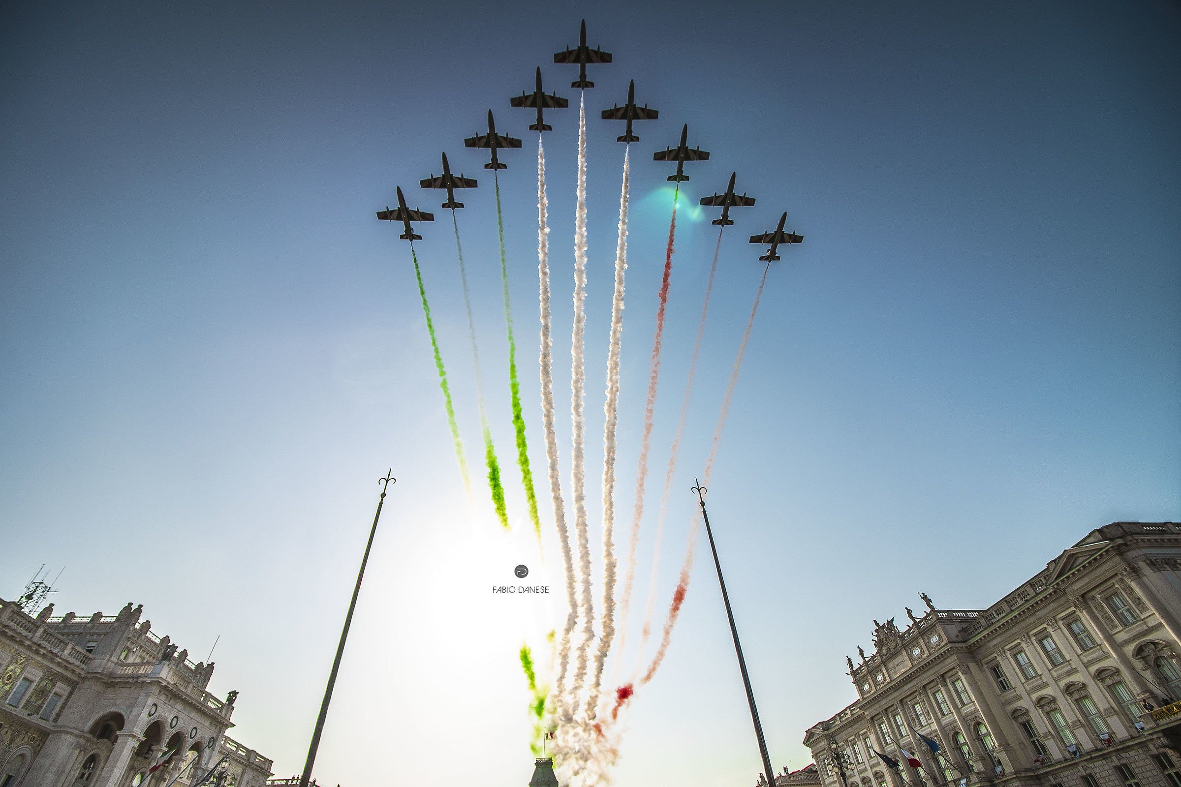 Frecce tricolori su Trieste