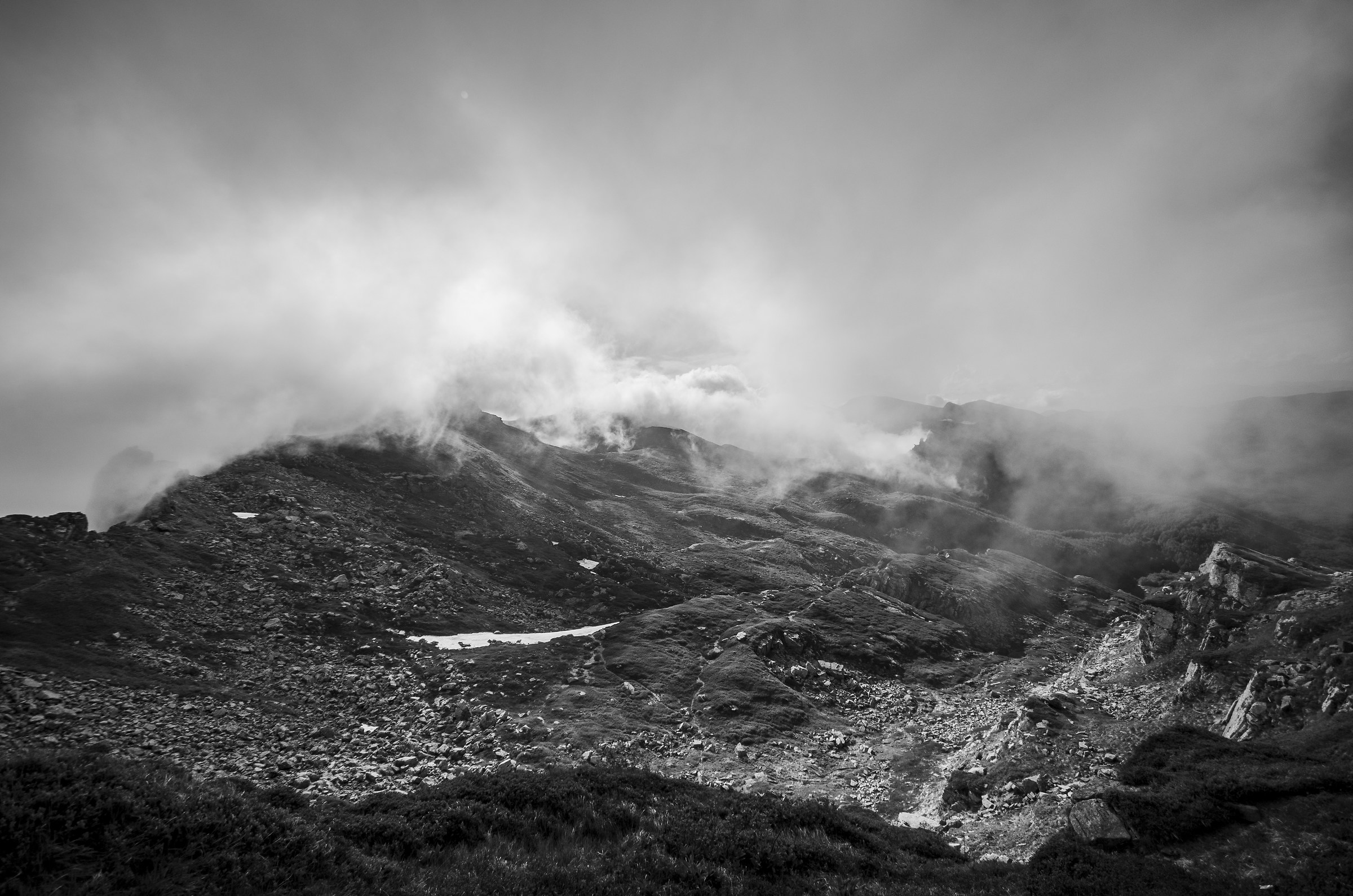 Under clouds - Monte Sillara