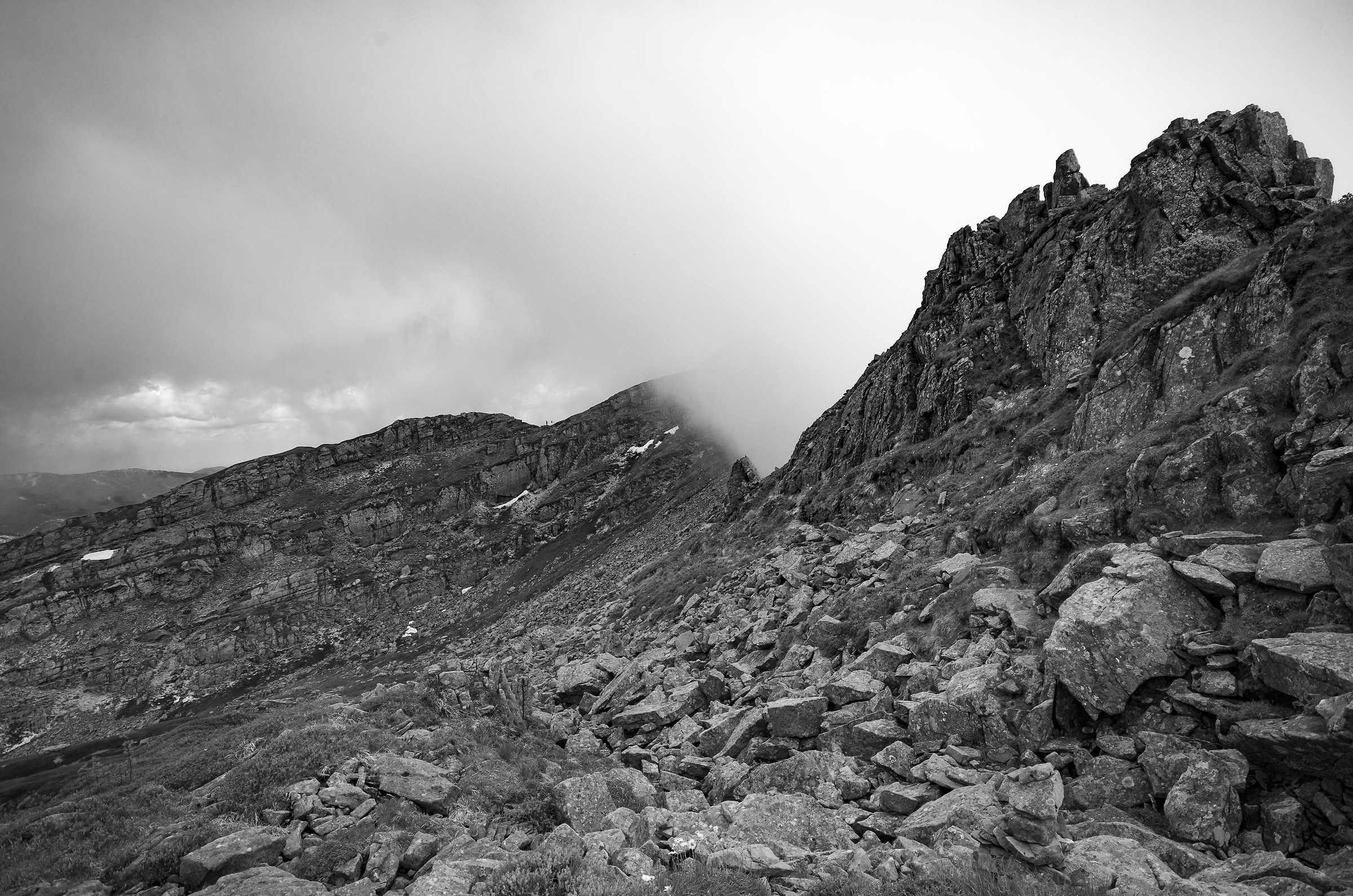 Under clouds - Monte Sillara