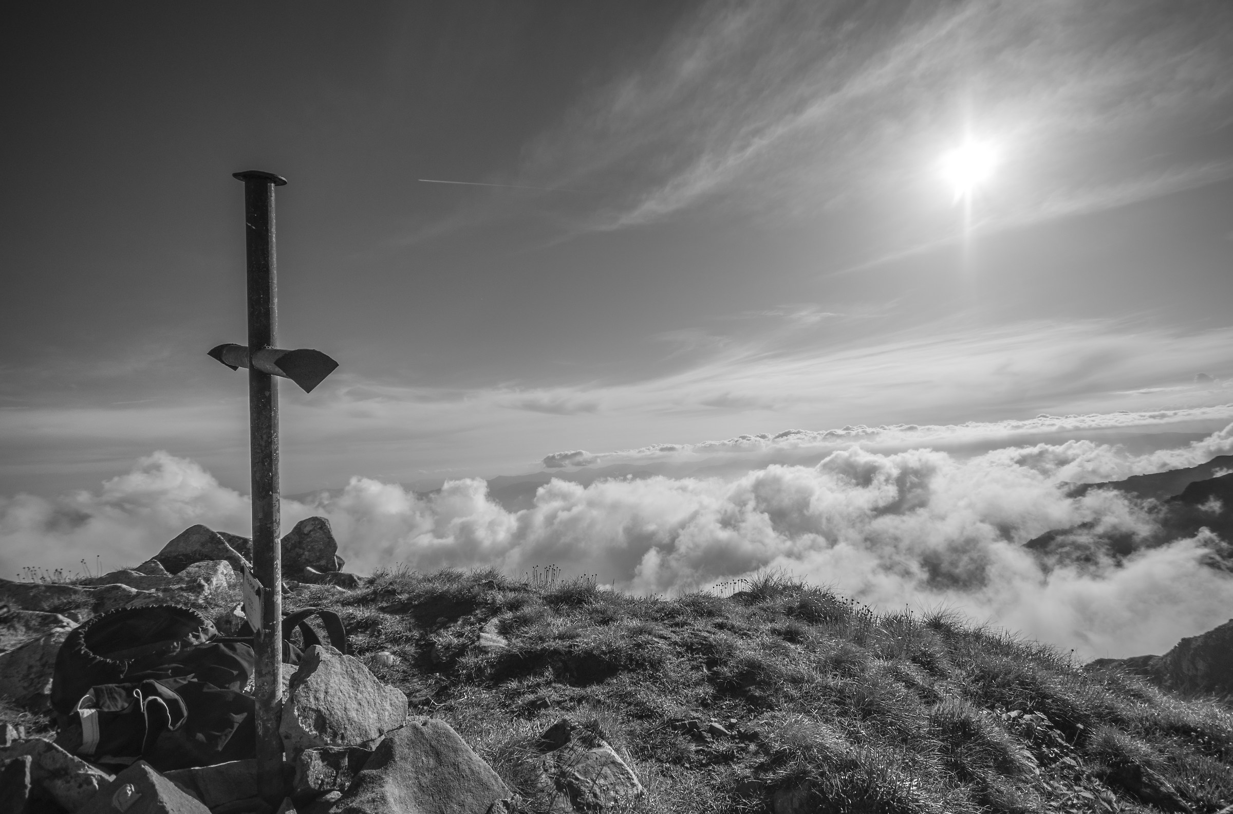 Under clouds - Monte Matto