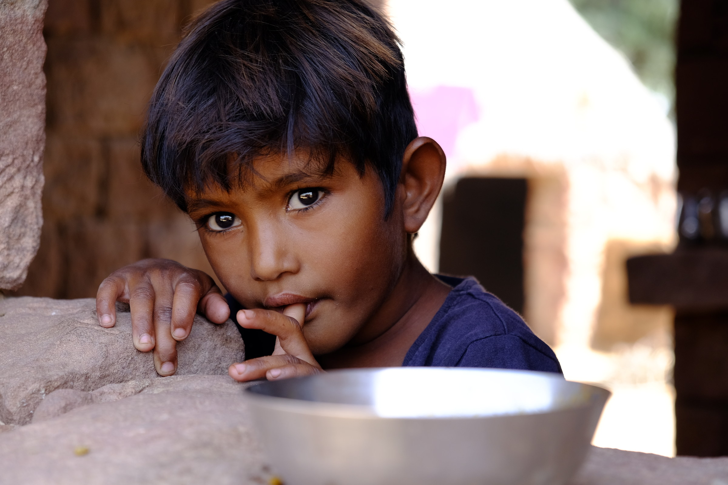 Toddler in the Desert
