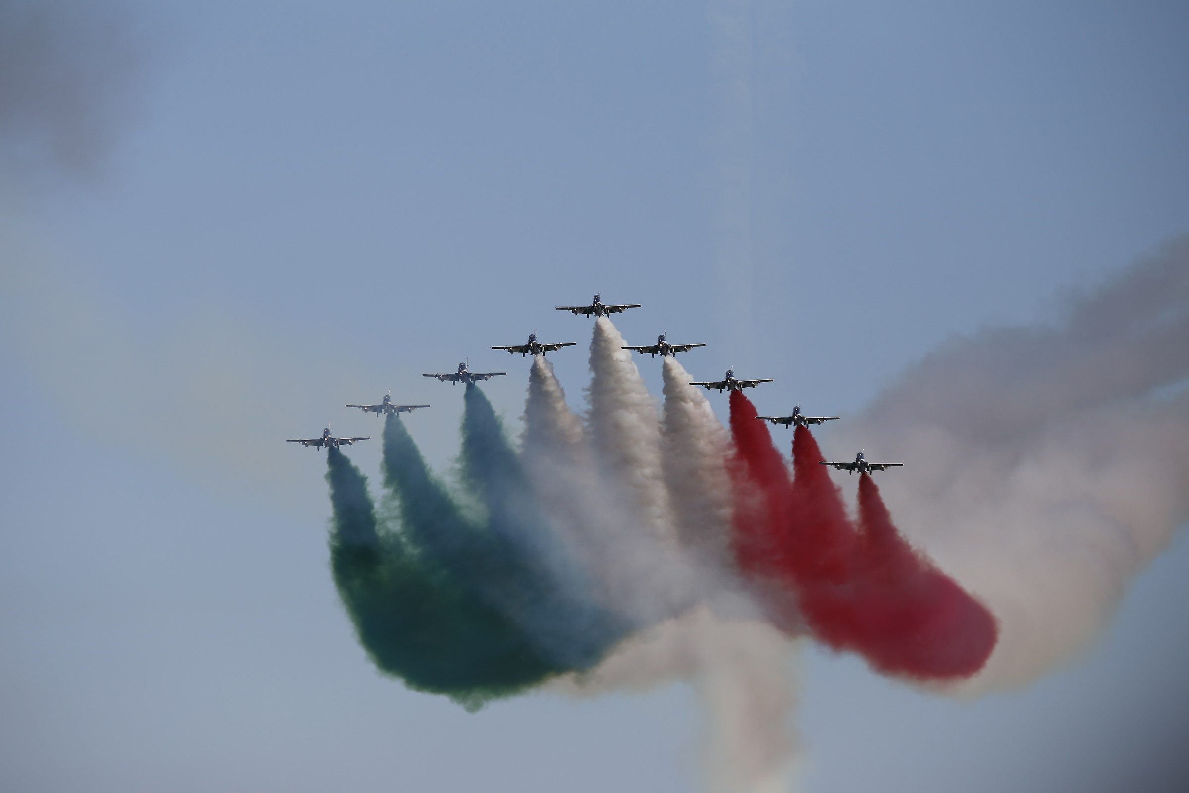 Passage with the flag