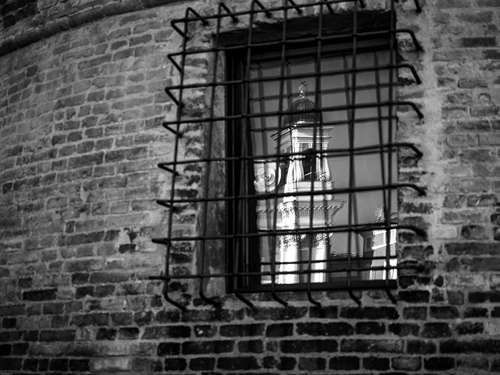 Il Duomo riflesso dallalla Torre del Passerino