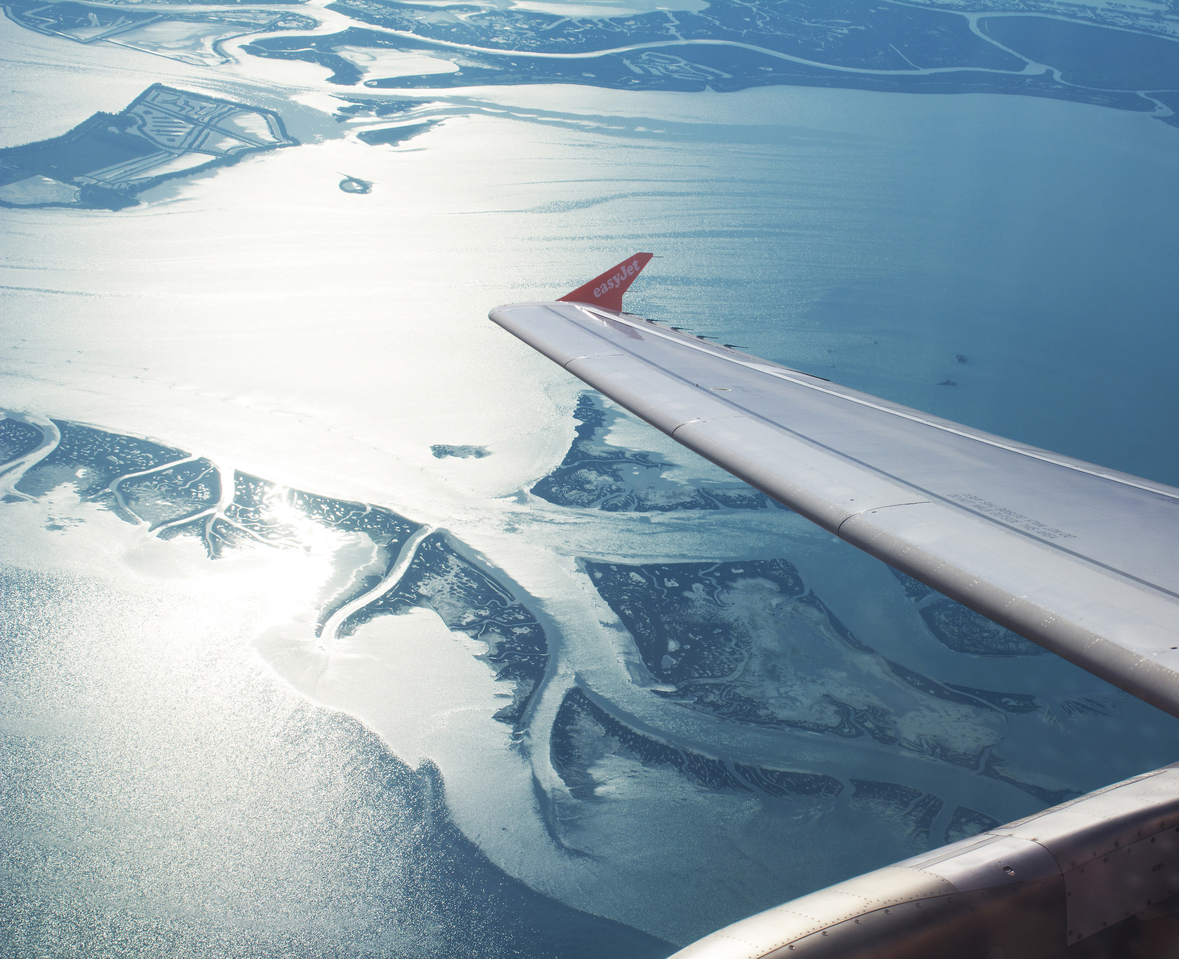 Laguna of Venice from Air