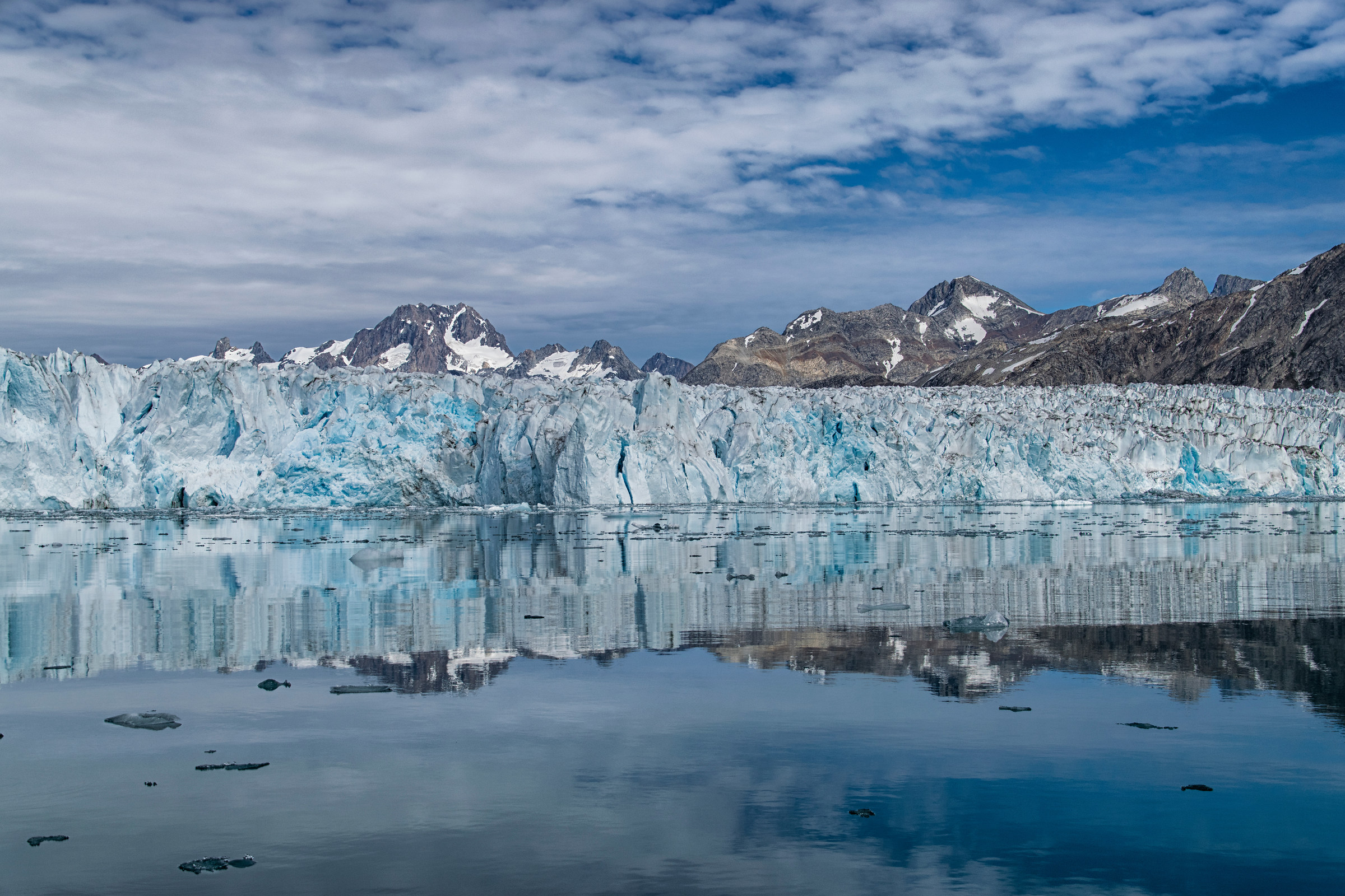 ghiacciaio sul fiordo