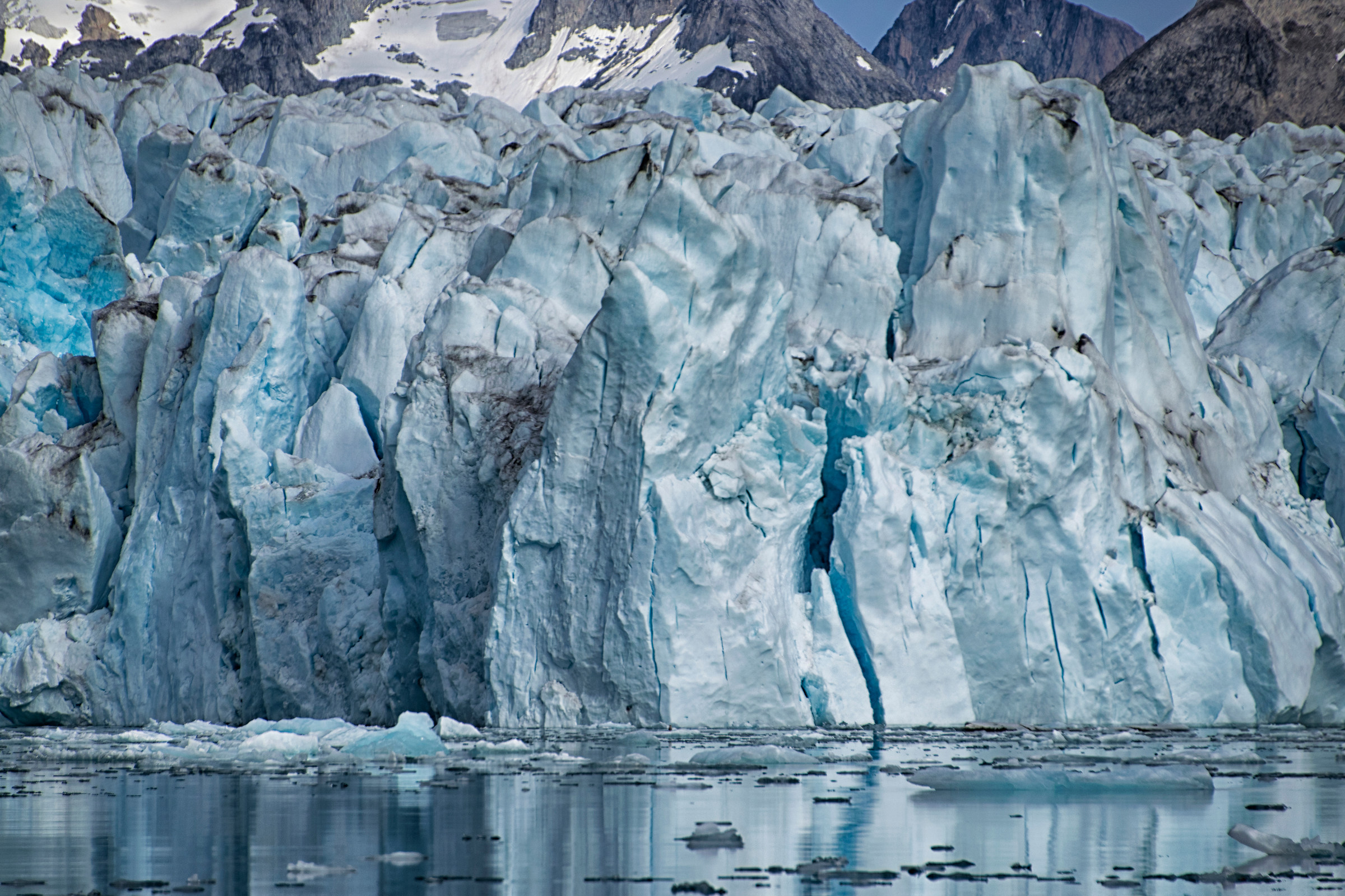 ghiacciaio sul fiordo