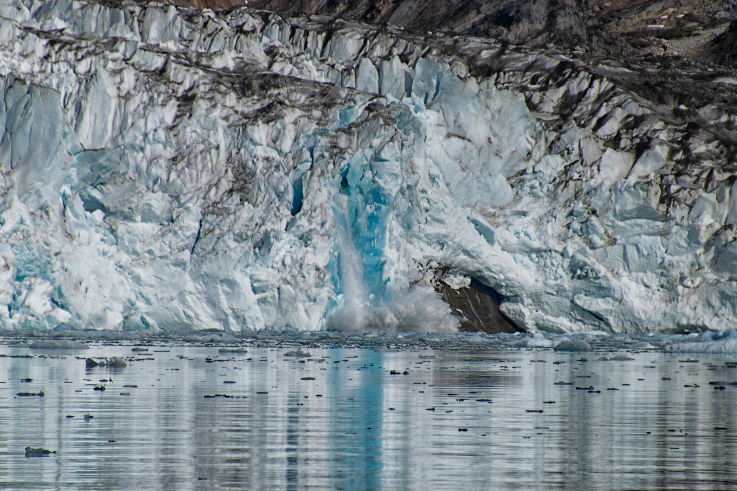 ghiacciaio sul fiordo