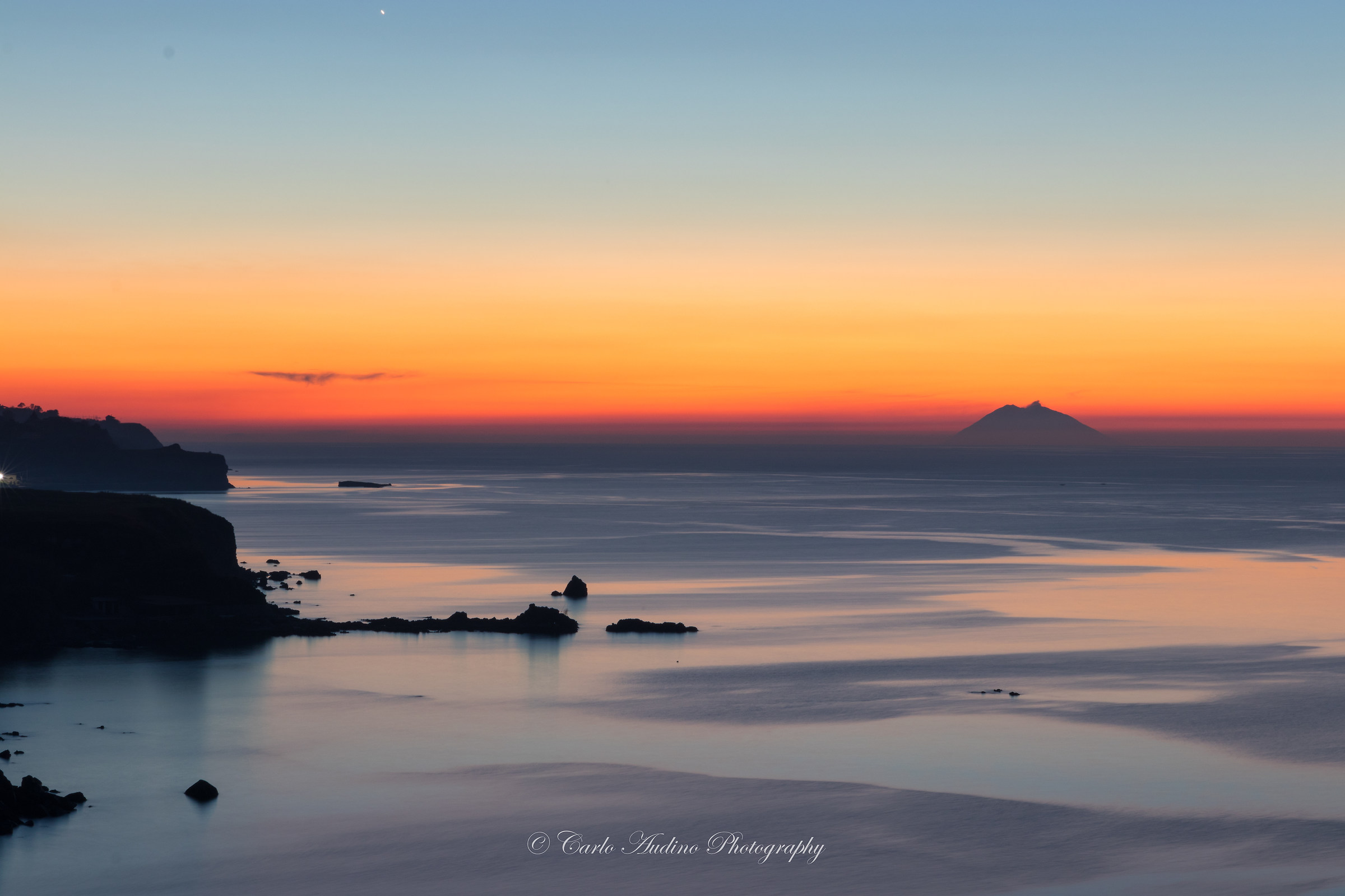Tramonto con vista Stromboli