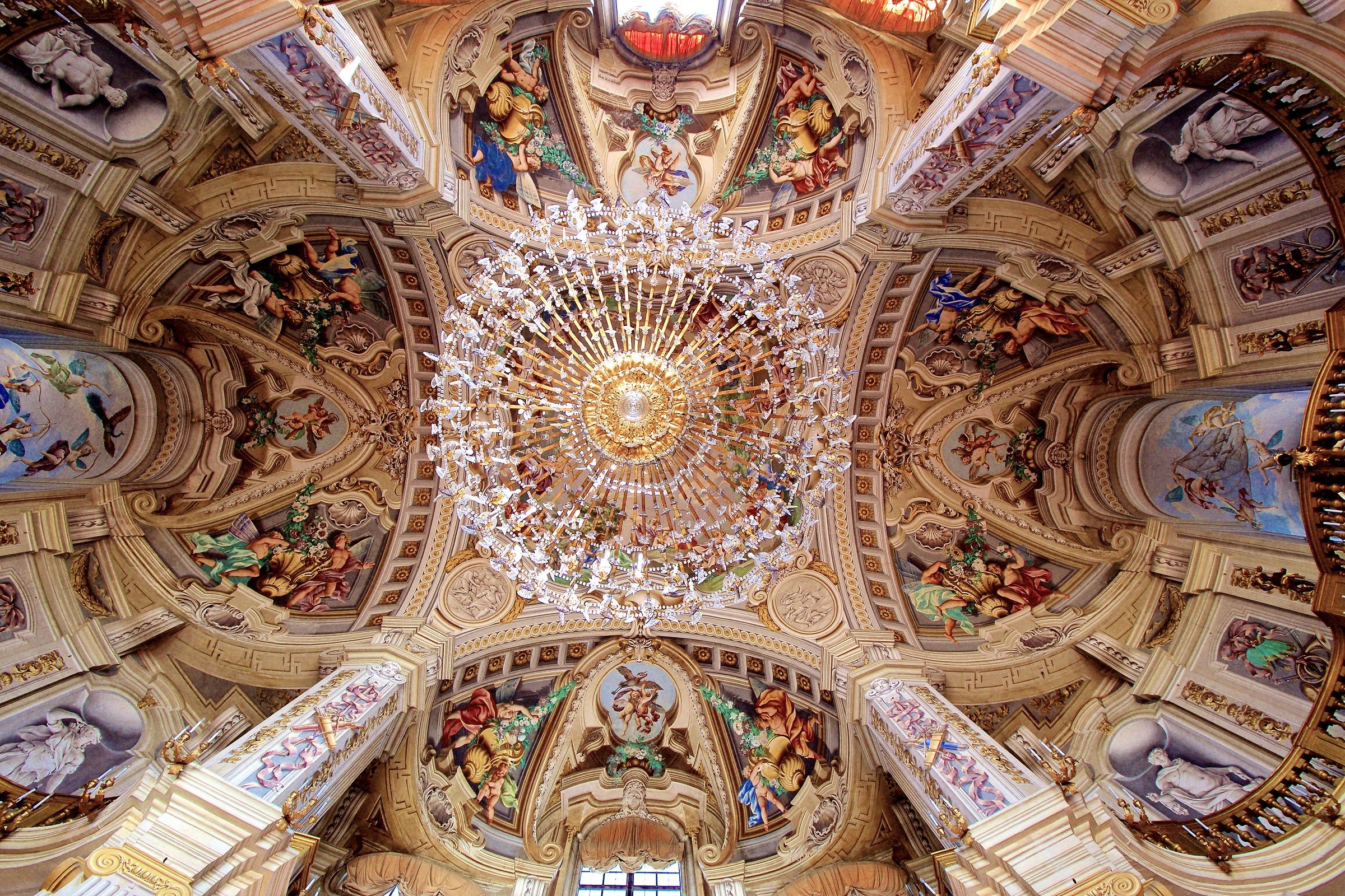 Dome Central Hall building Stupinigi