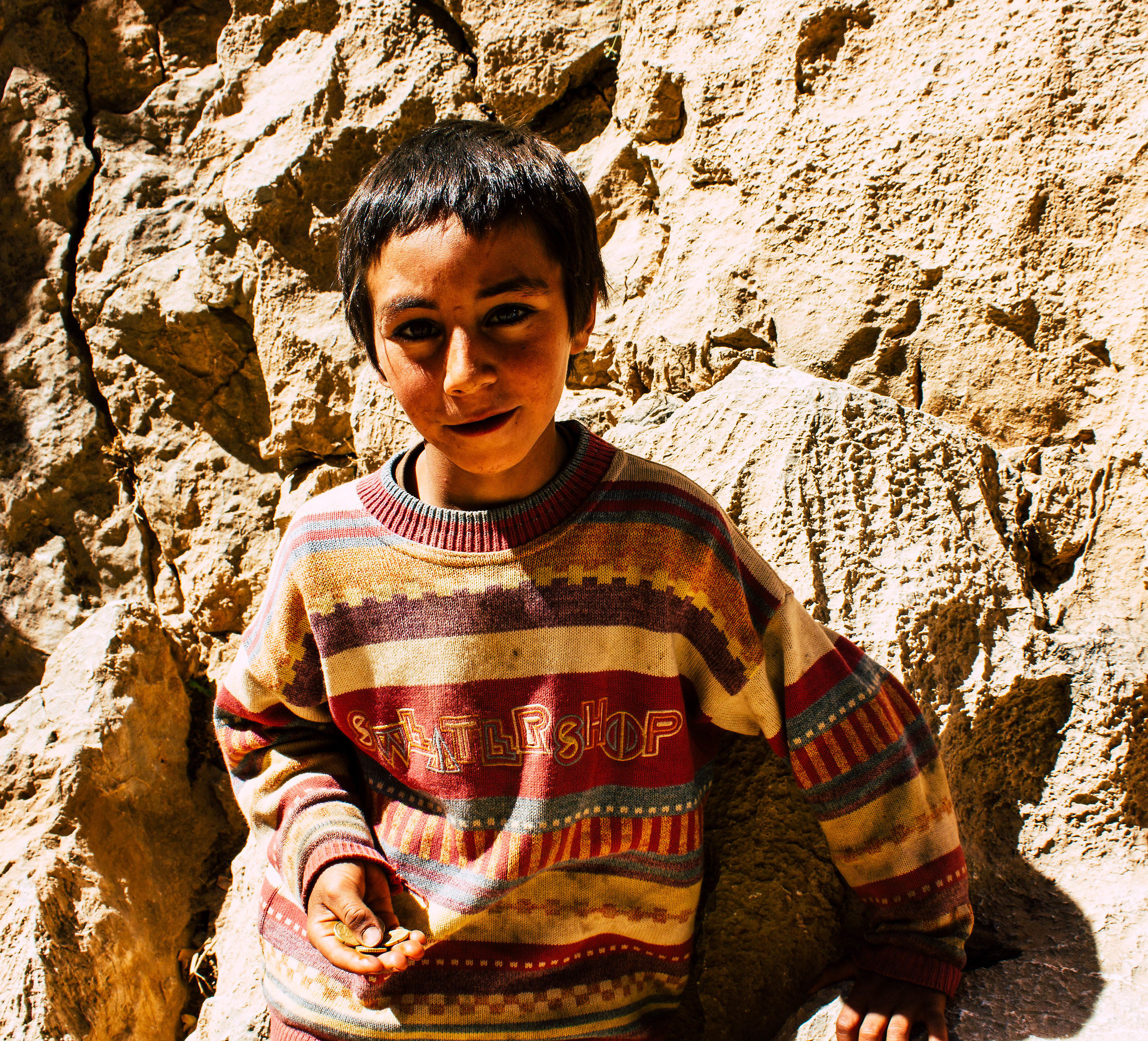 Berber child at Dades Gorge