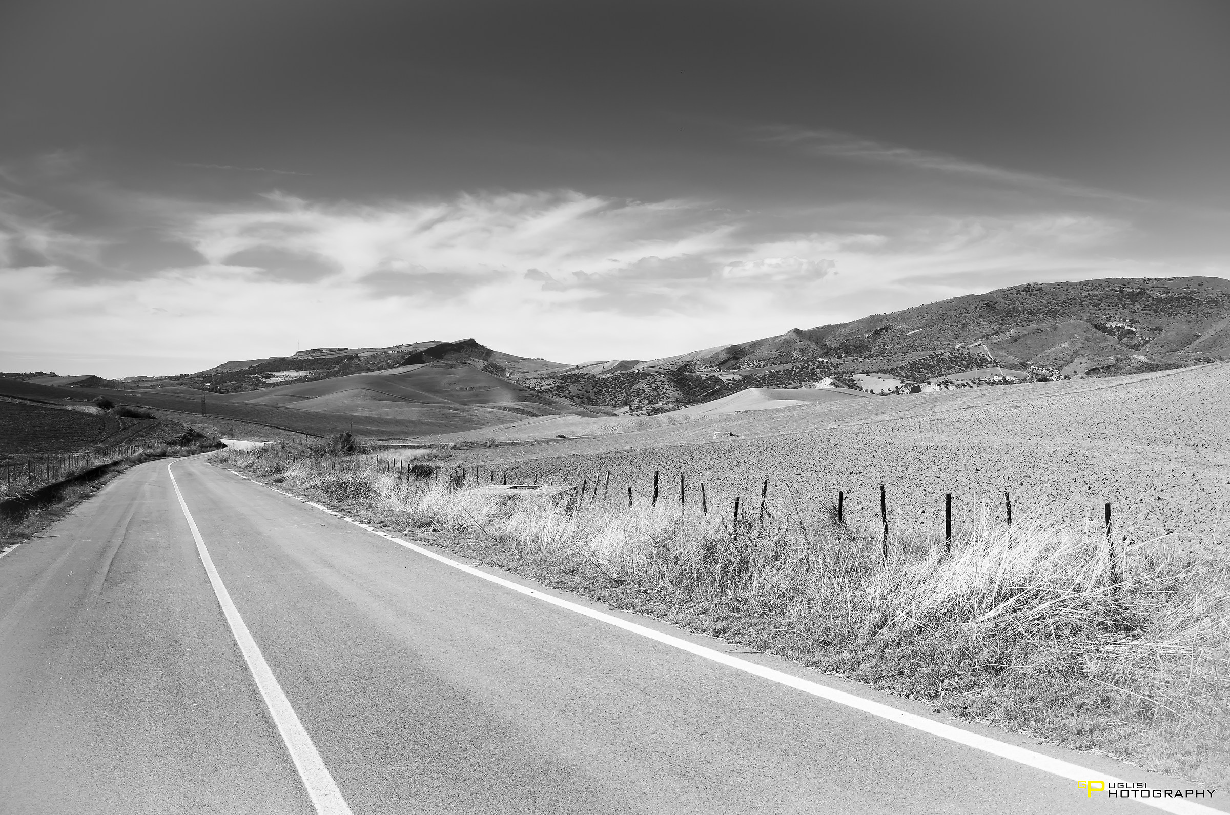 Inland Sicilian landscape