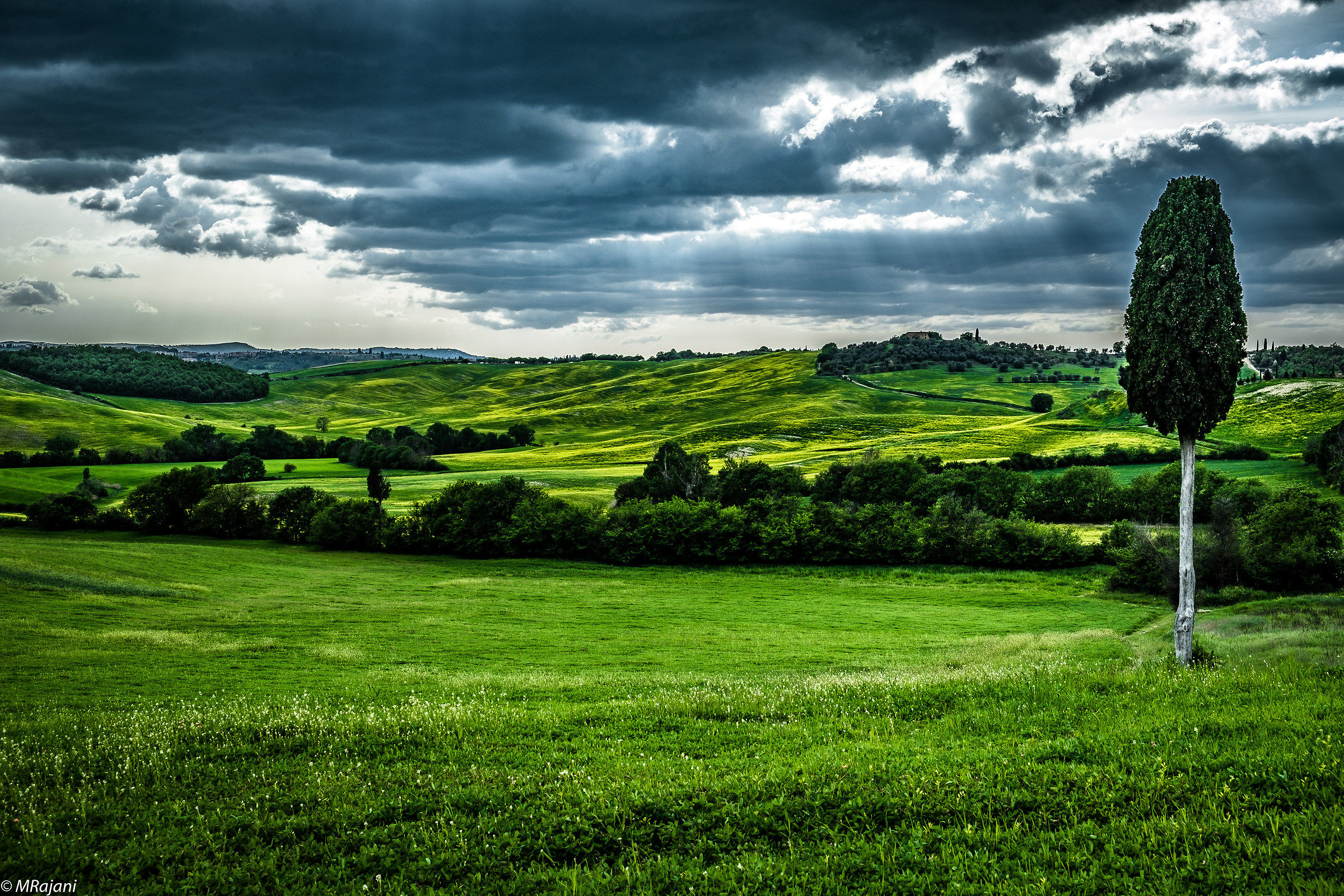 Val d'Orcia...minaccia di pioggia