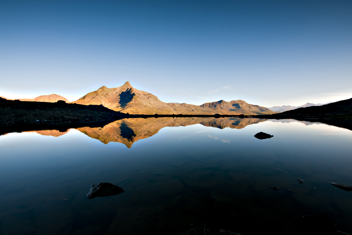 Passo Gavia Riflessi mattutini