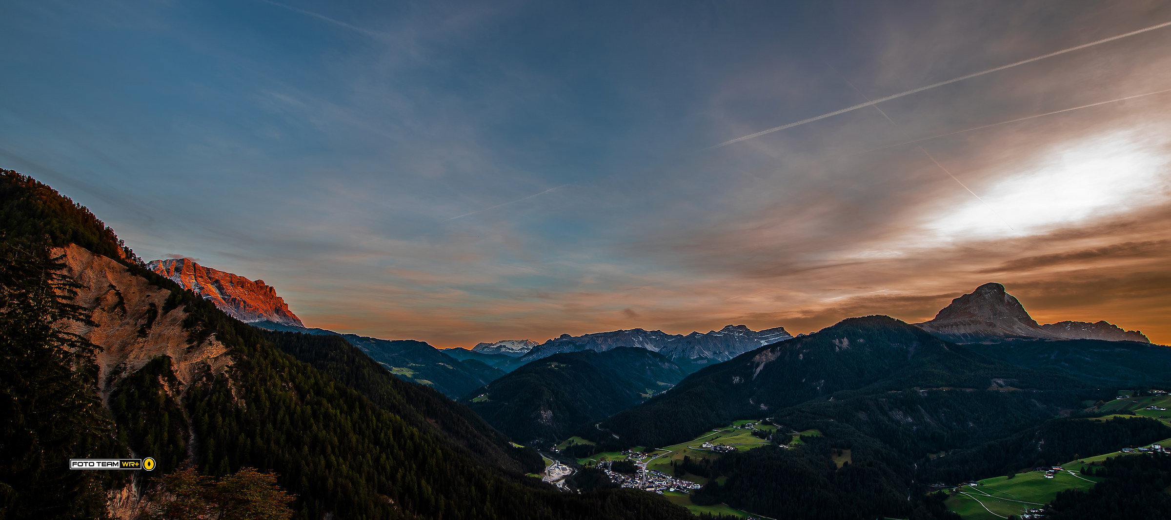 Tramonto in Val Badia