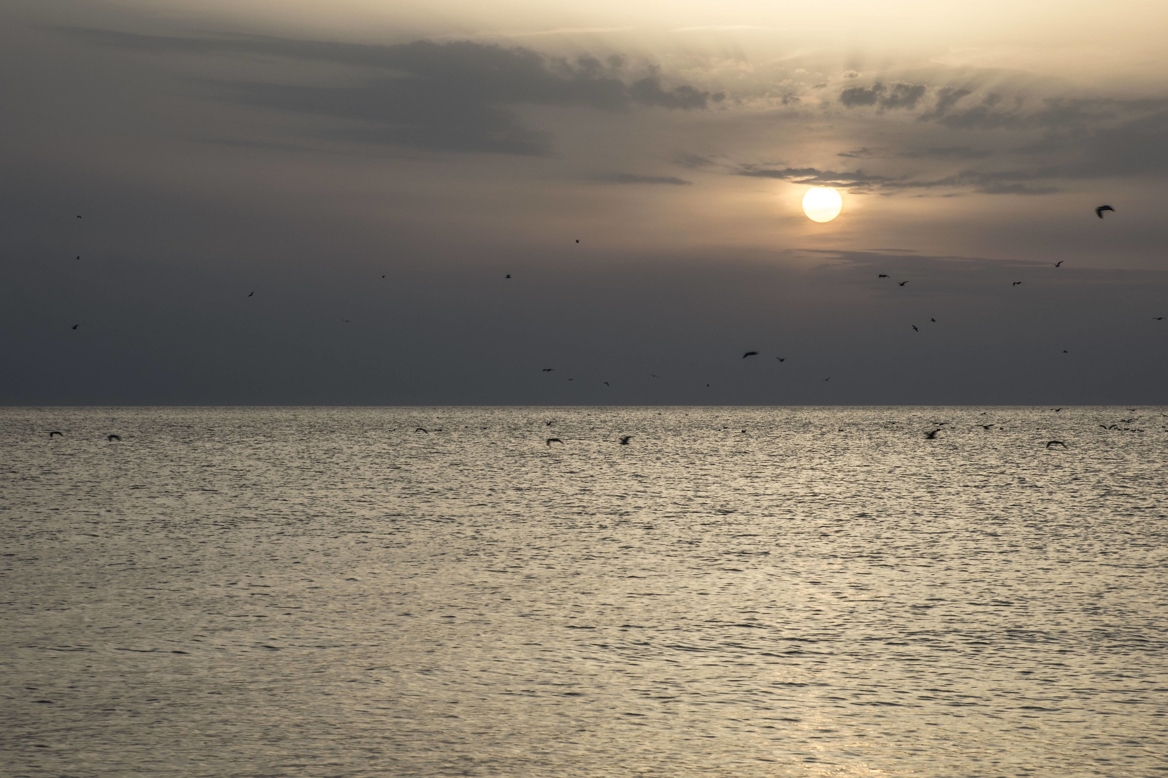 Sunset of a warm October