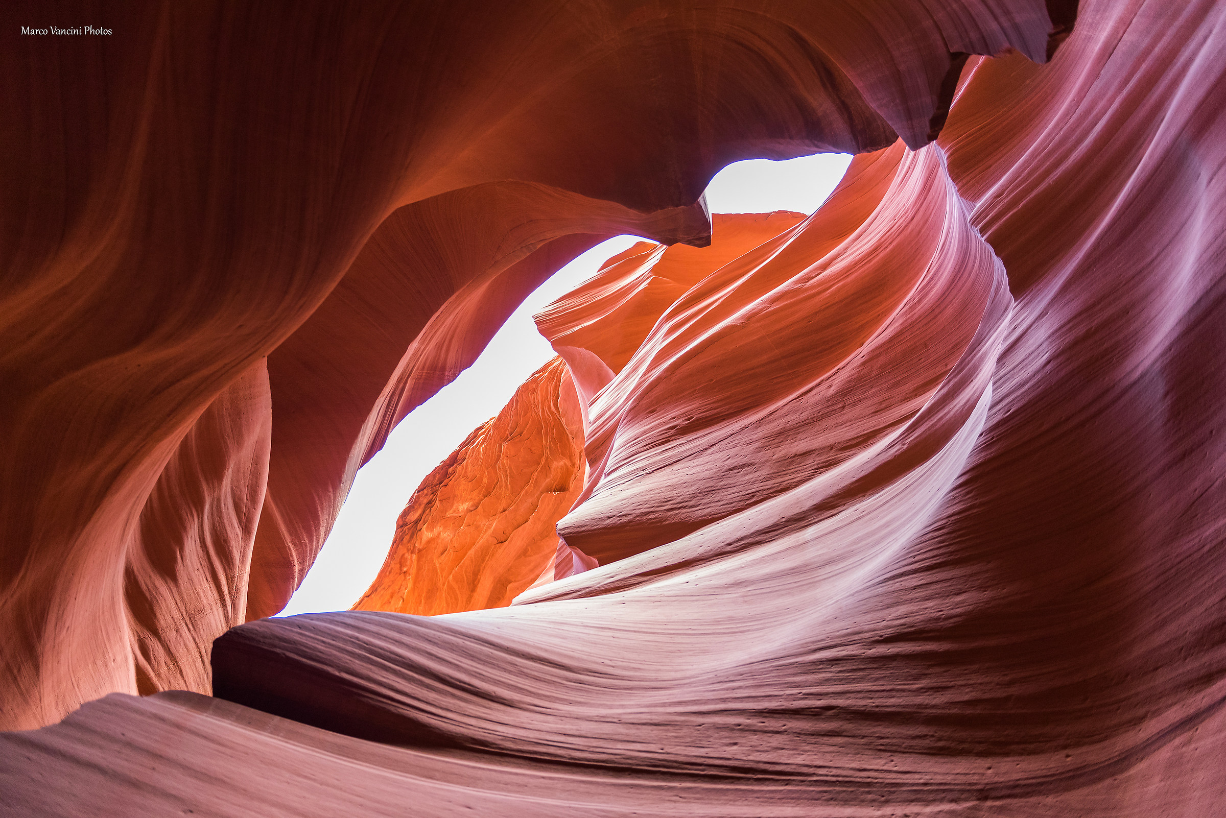 From the bottom of the canyon