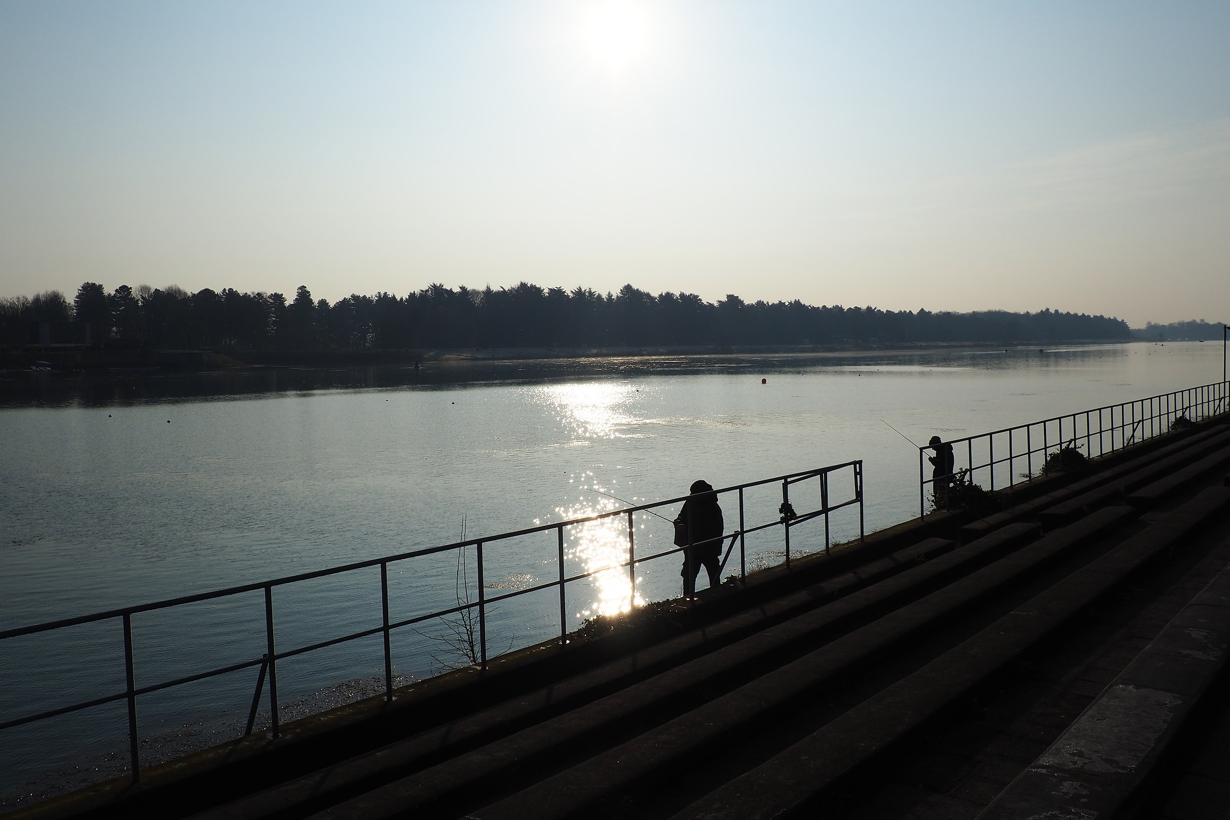 A pesca all'Idroscalo, Milano