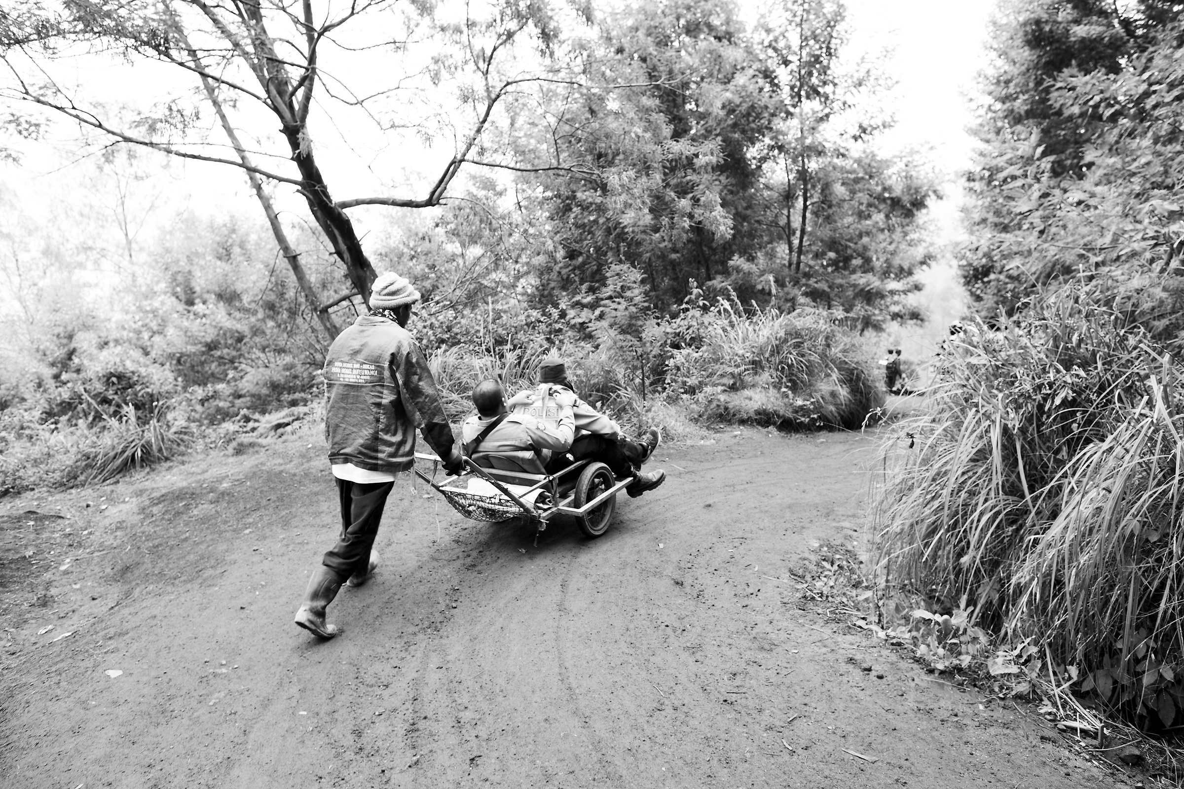 La dura discesa dal Kawah Ijen