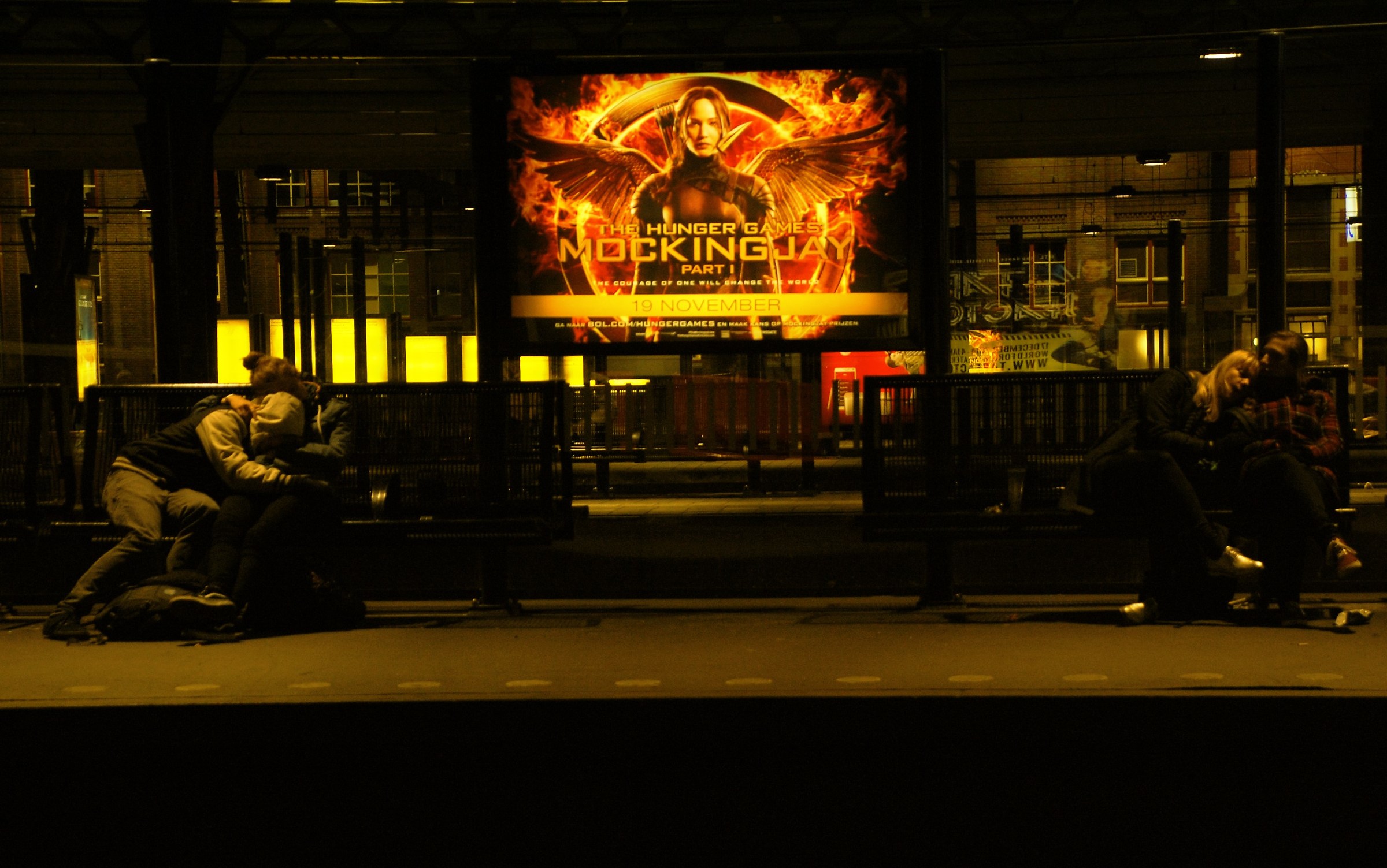 love ...train station amsterdam central