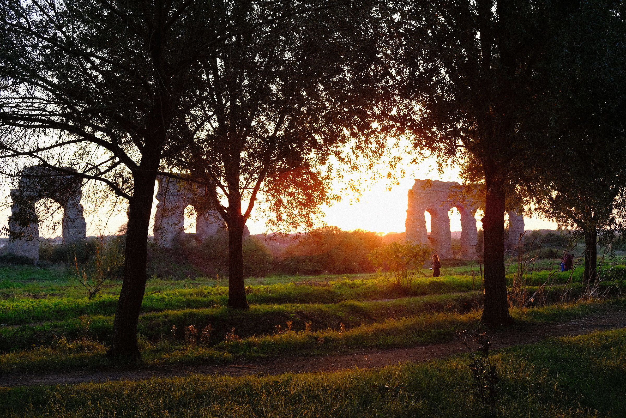 Walk in the Roman ruins