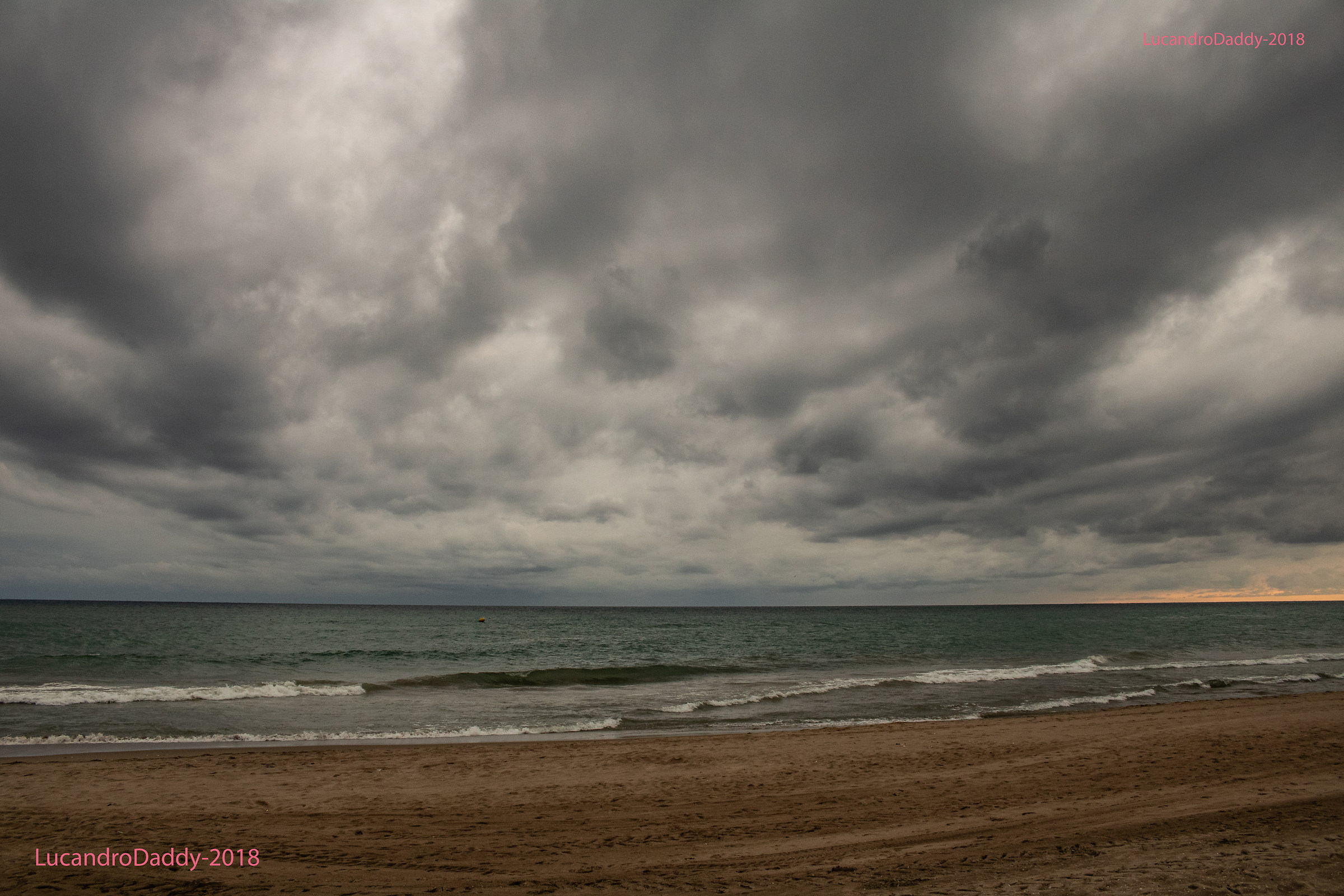 Barcellona. Un cielo stupendo