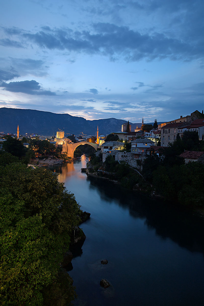 Blue Hour on Mostar