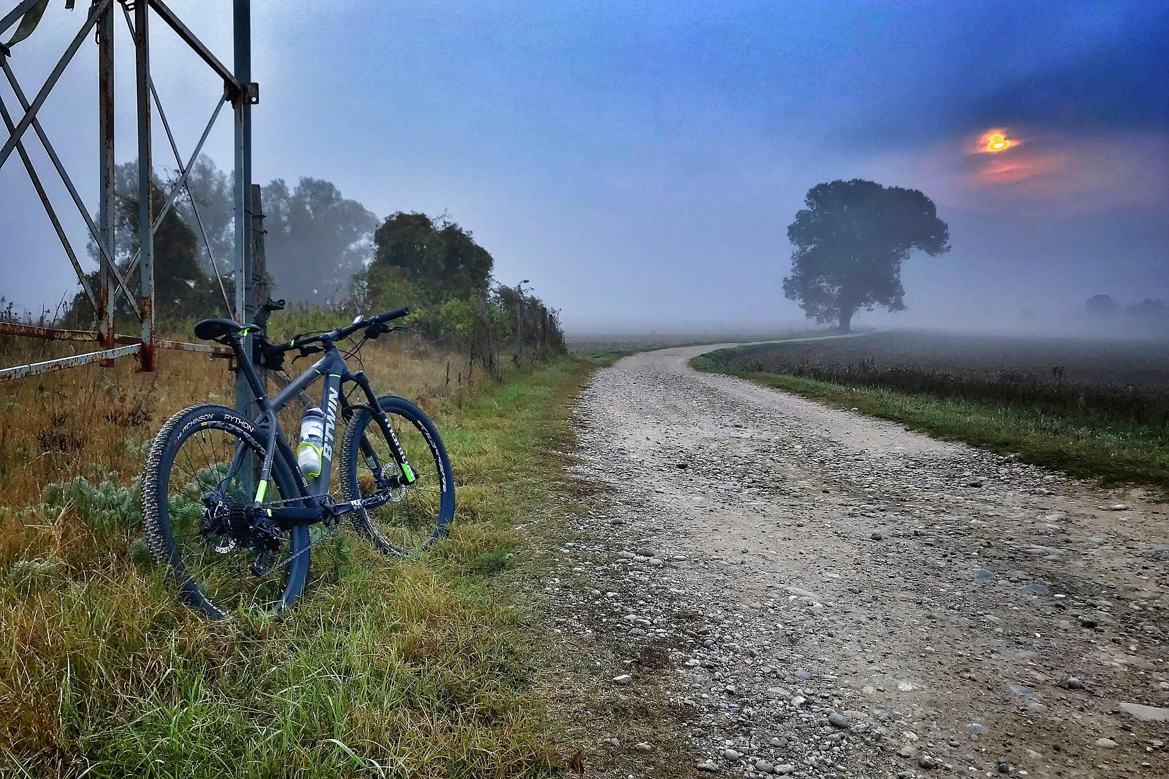 Dietro casa la mattina