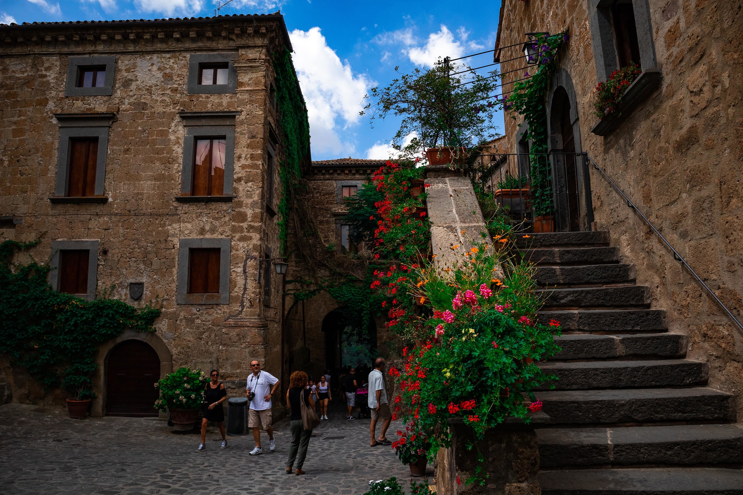 "Il centro del borgo".