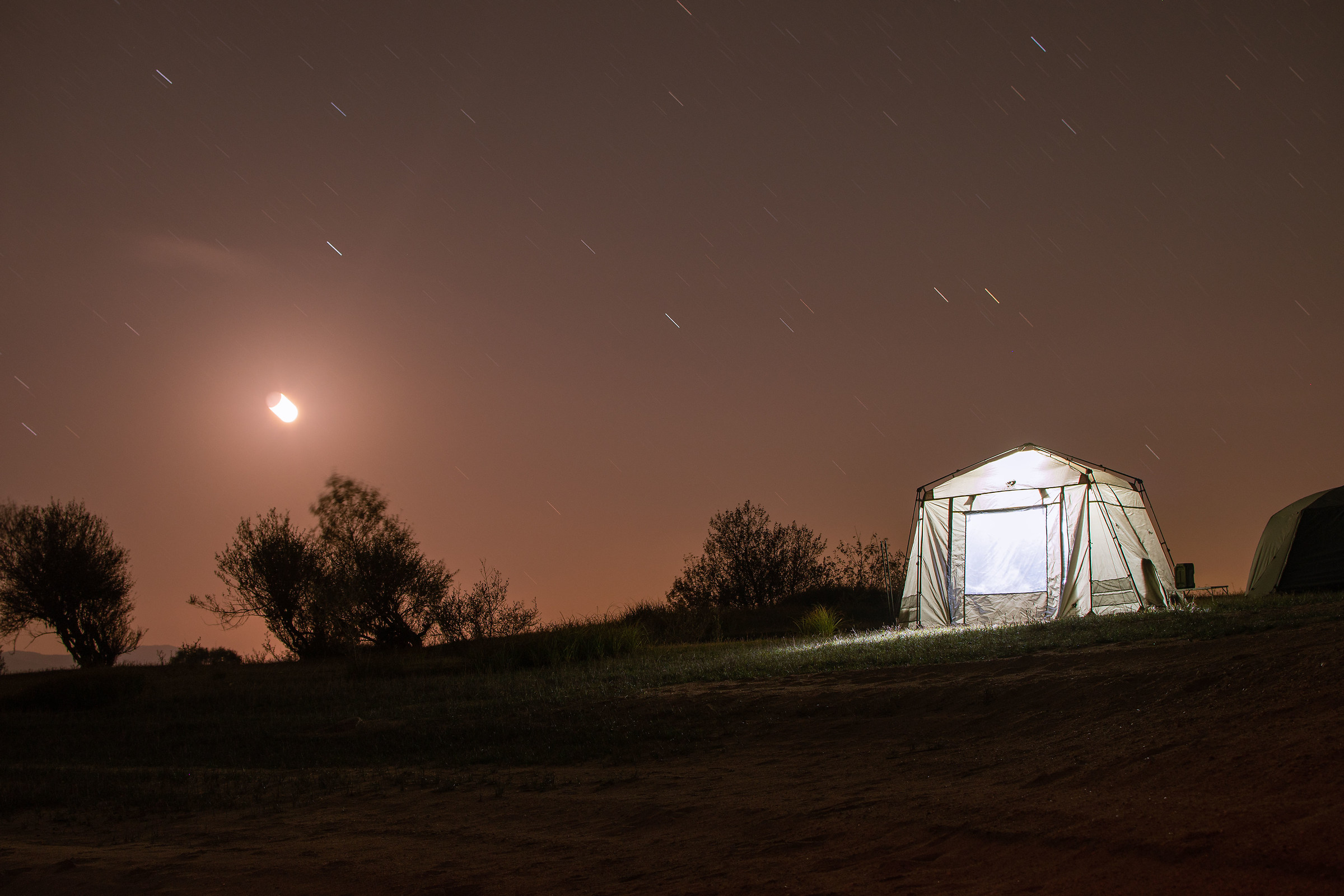 Moonlit Tent