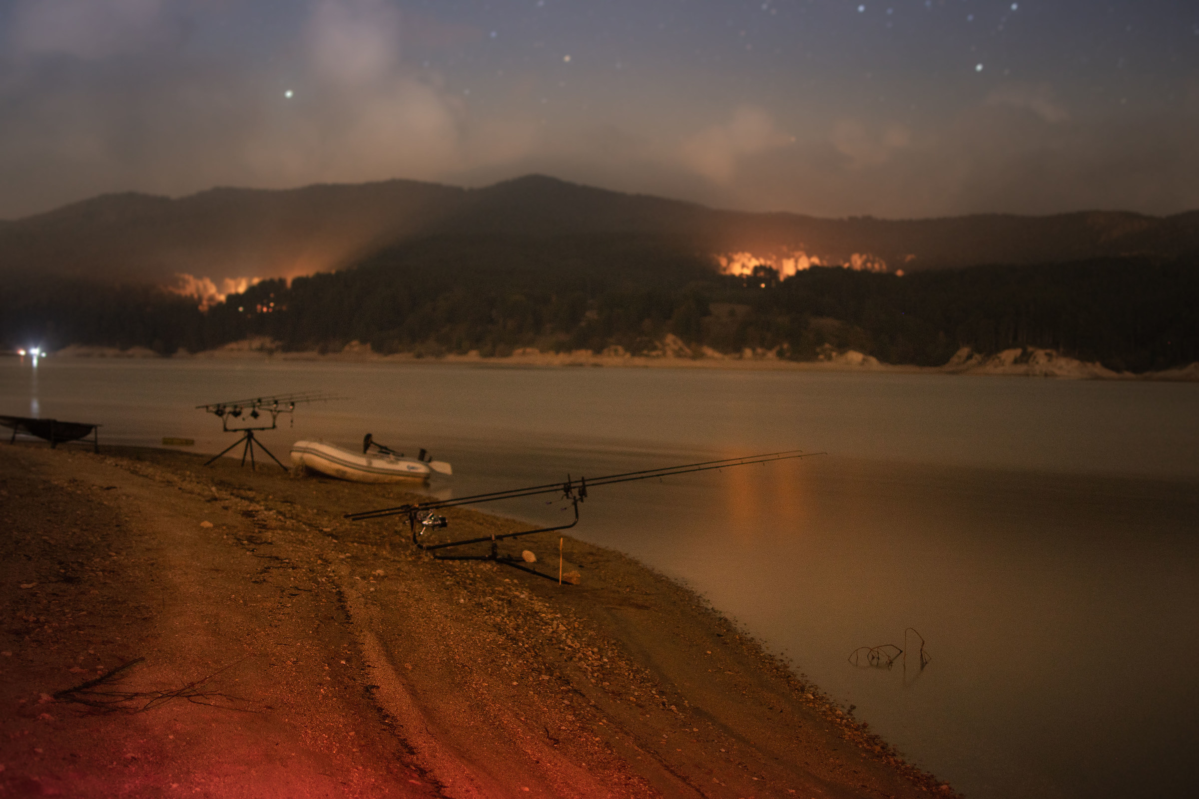 Carp fishing on the Cecita