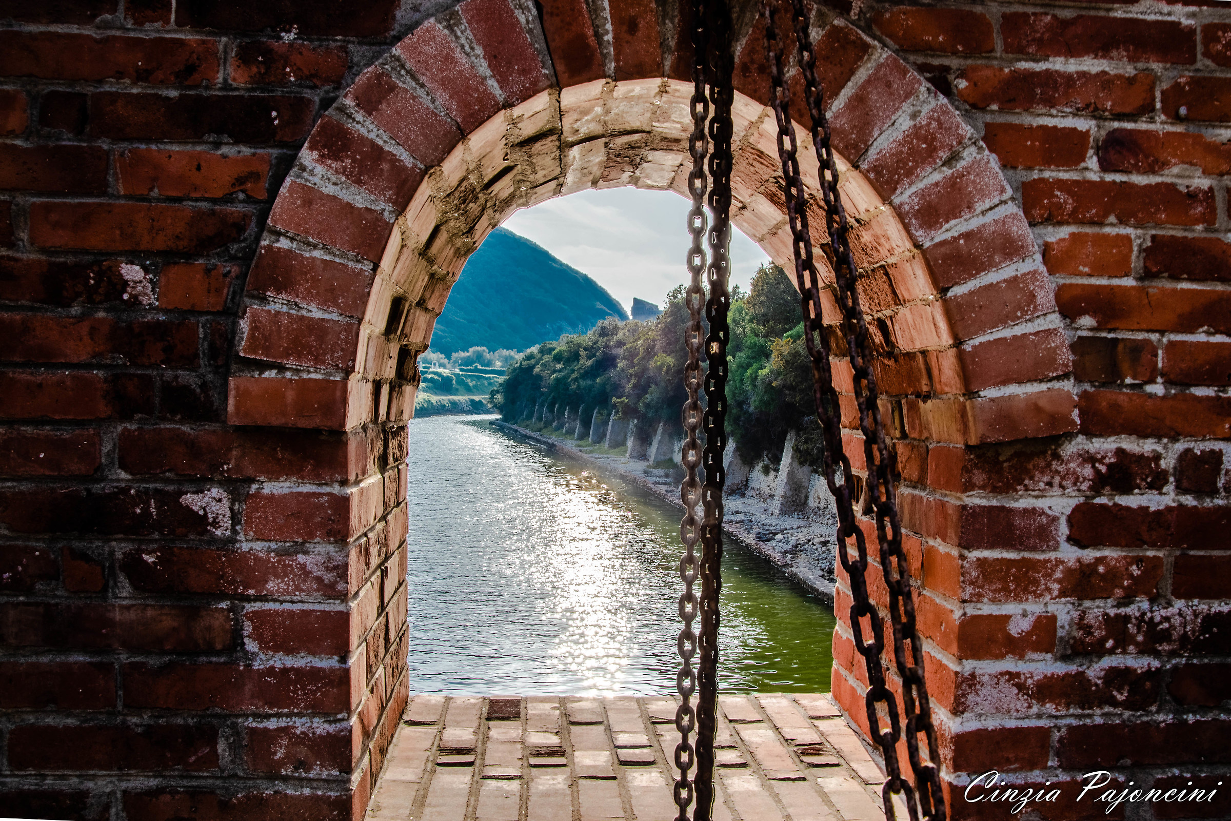 Il canale romano dal Ponte Rosso - Lago di Paola