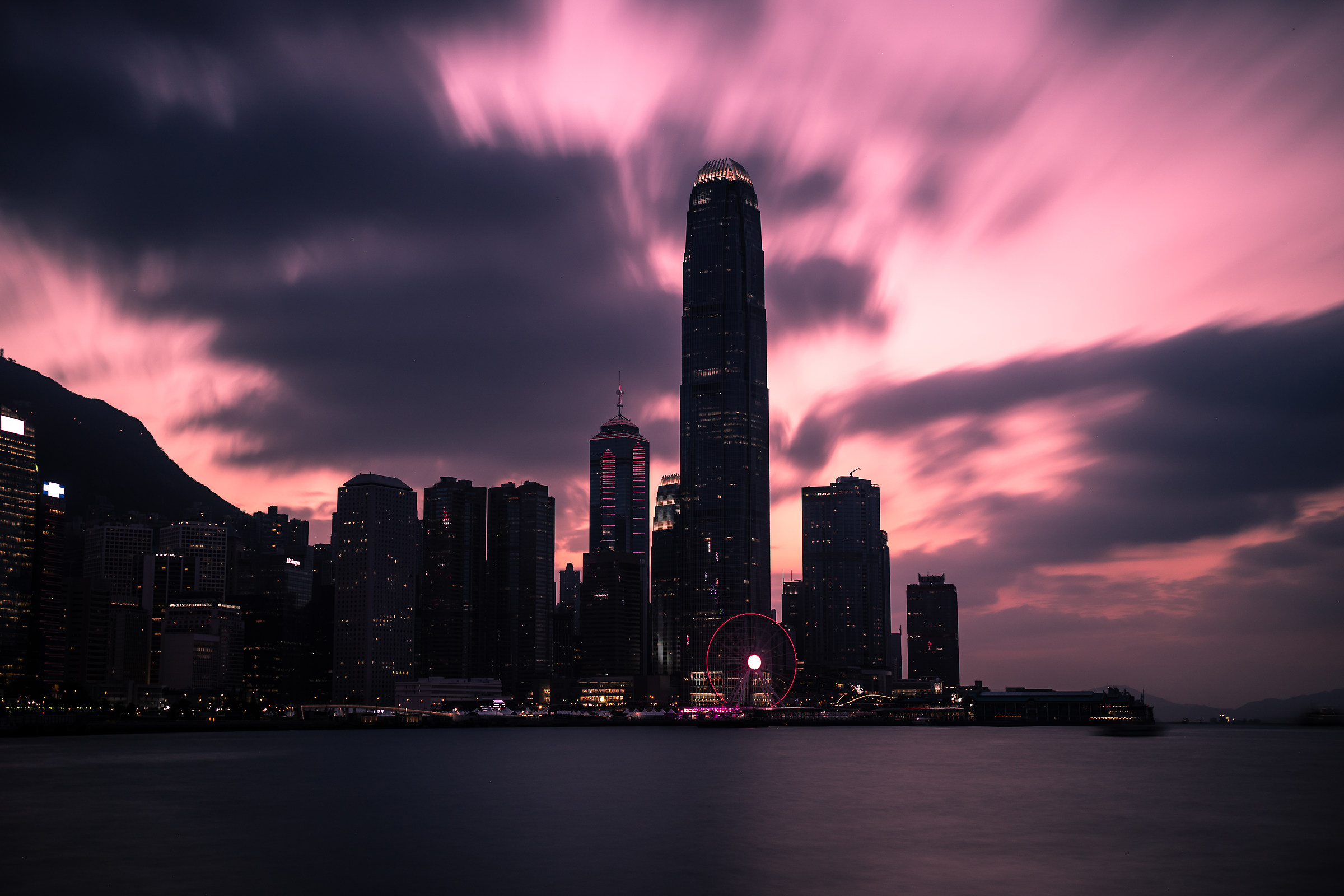View from the Hong Kong Convention Center