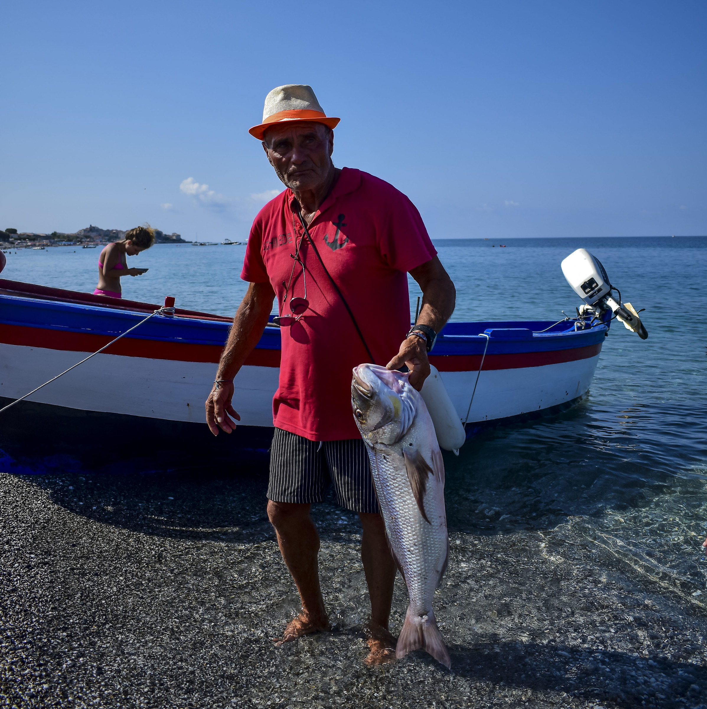 Mario, the fisherman with the "hands"