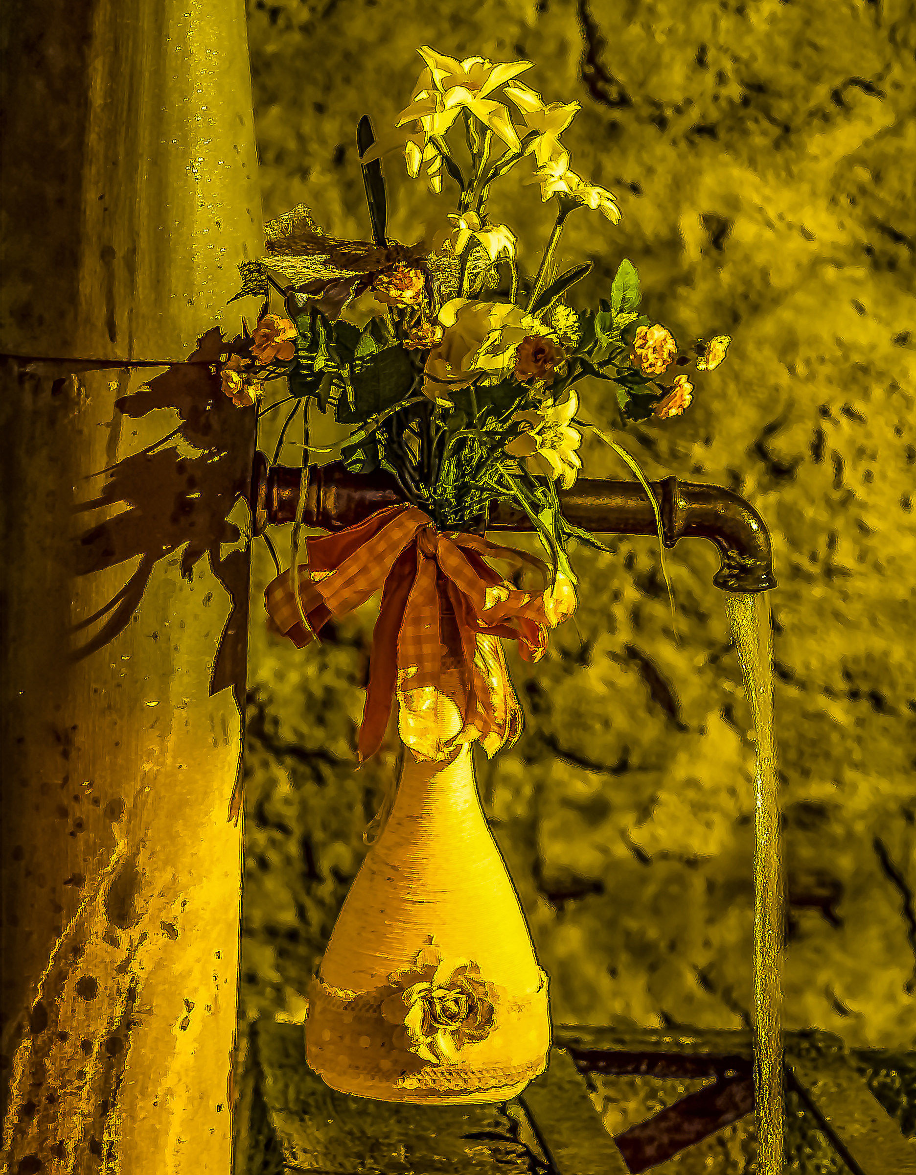 La Tine di Pourrieres by night