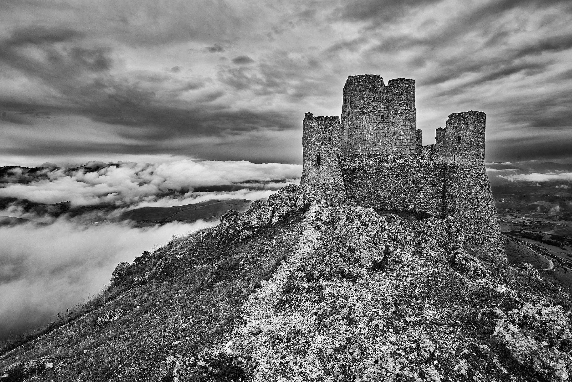 Rocca Calascio B&W
