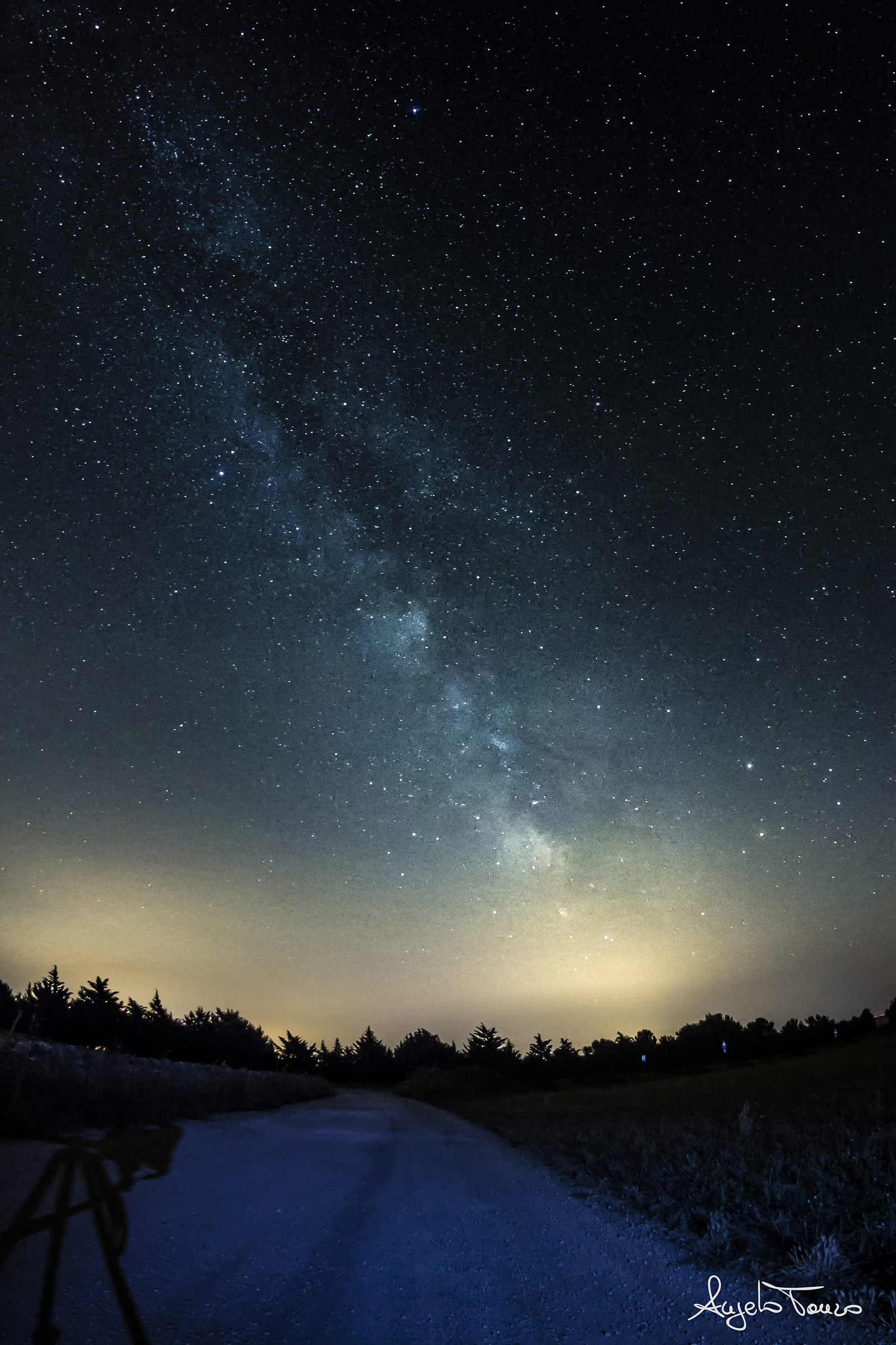 Milky Way in Puglia