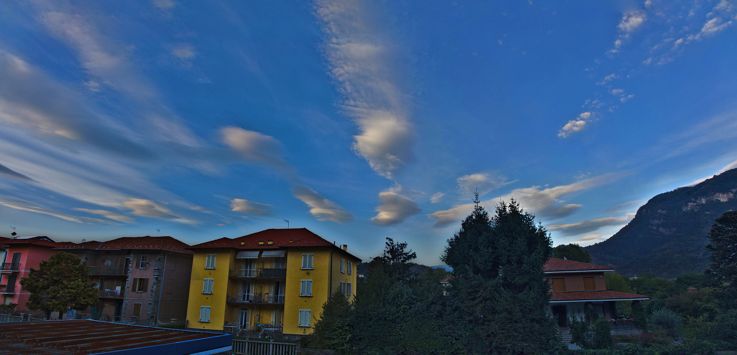 Senza alone tra cielo e terra